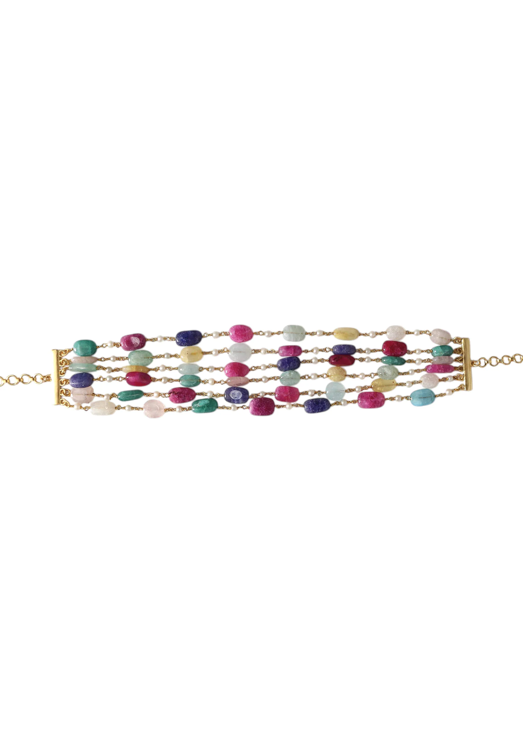 Multi Beads Layered Choker - Image 2
