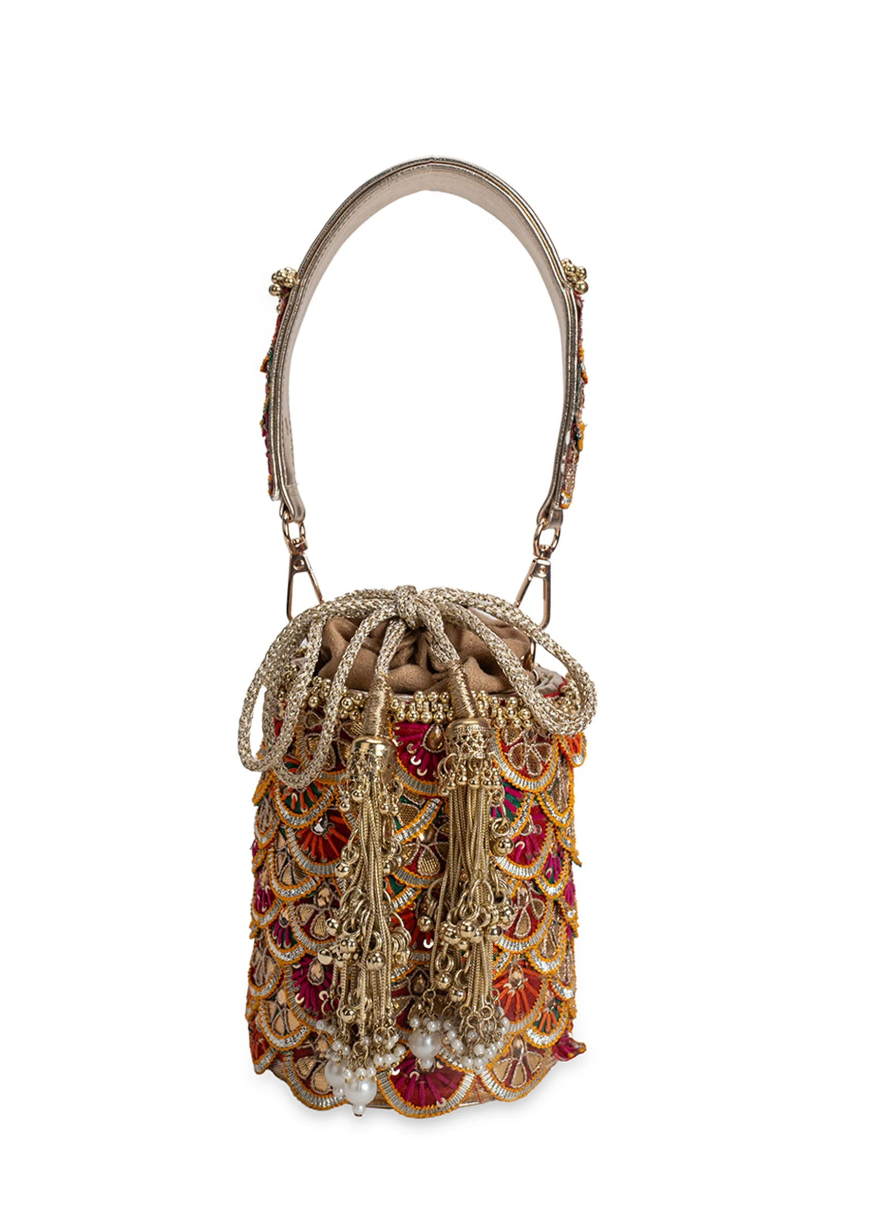 Multi Embellished Potli Bag - Image 2