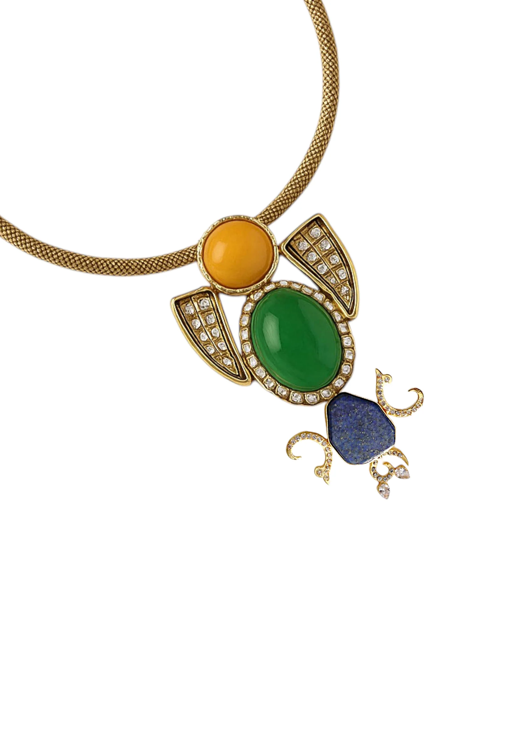 Multi Fusion Statement Pendant Necklace - Image 2