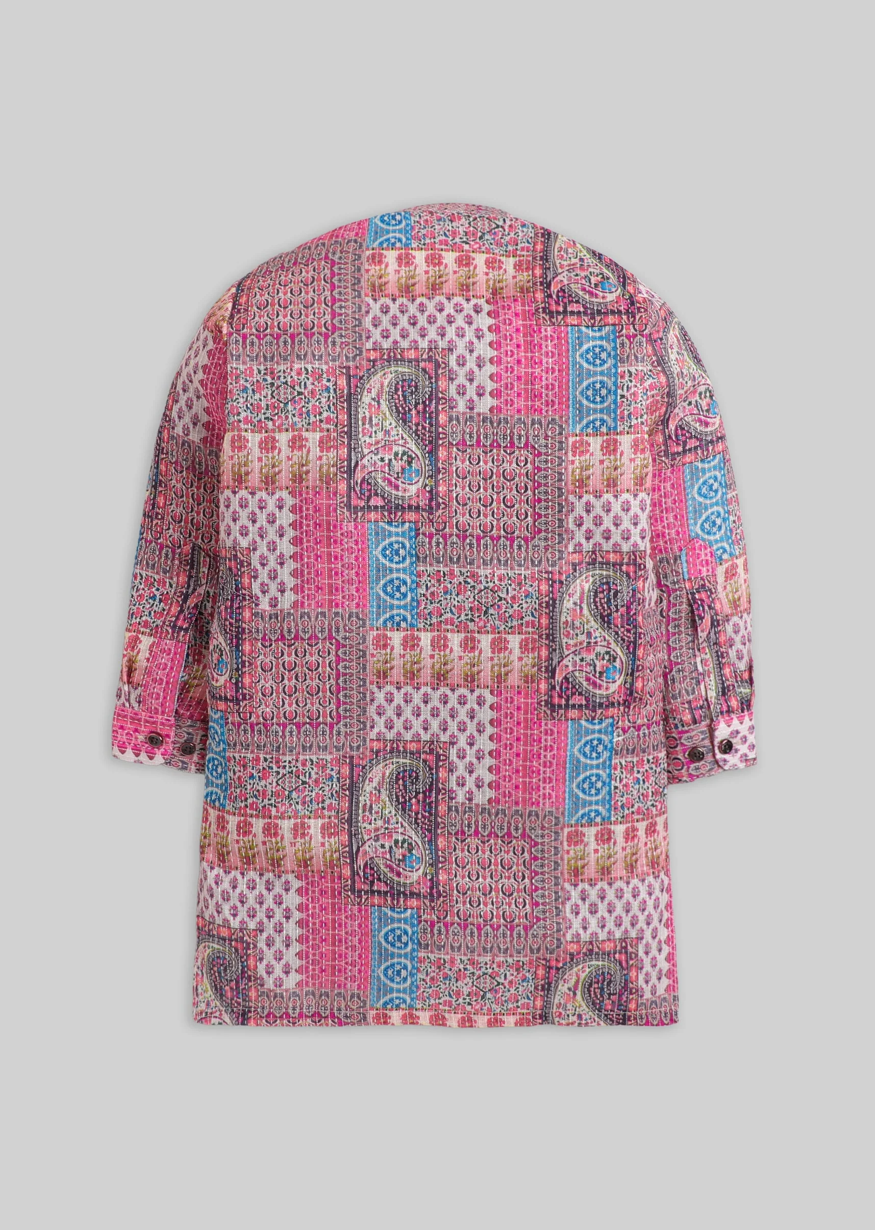 Multi Printed Kurta Set For Boys - Image 3