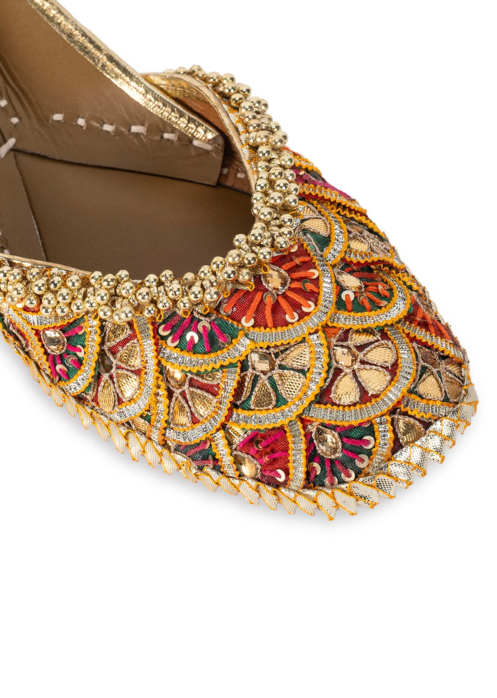 Multicolour Embellished Kolhapuri - Image 3