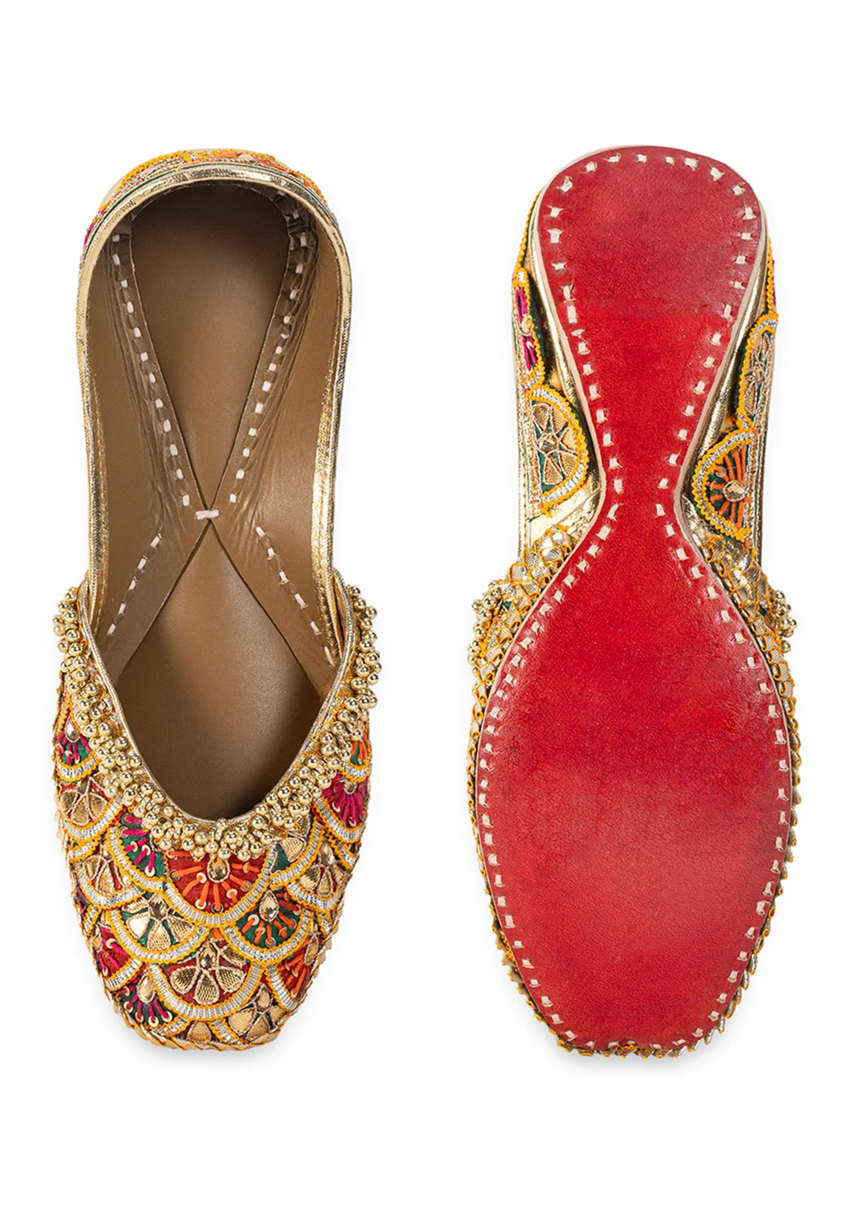 Multicolour Embellished Kolhapuri - Image 4