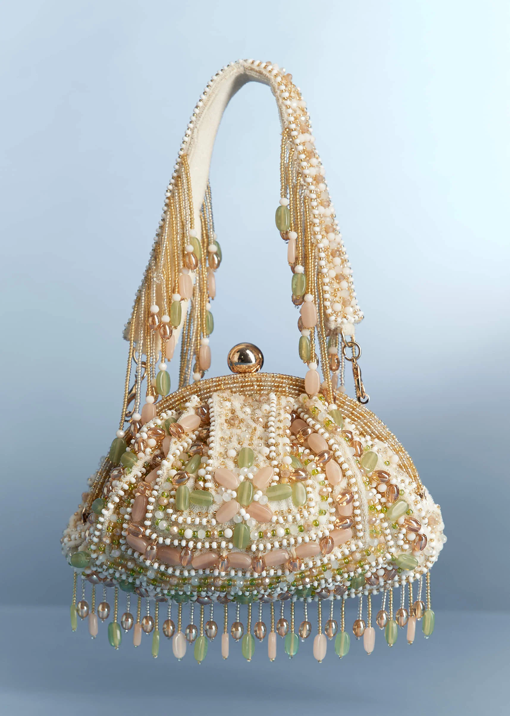 Multicolour Potli With Bead Work - Image 2
