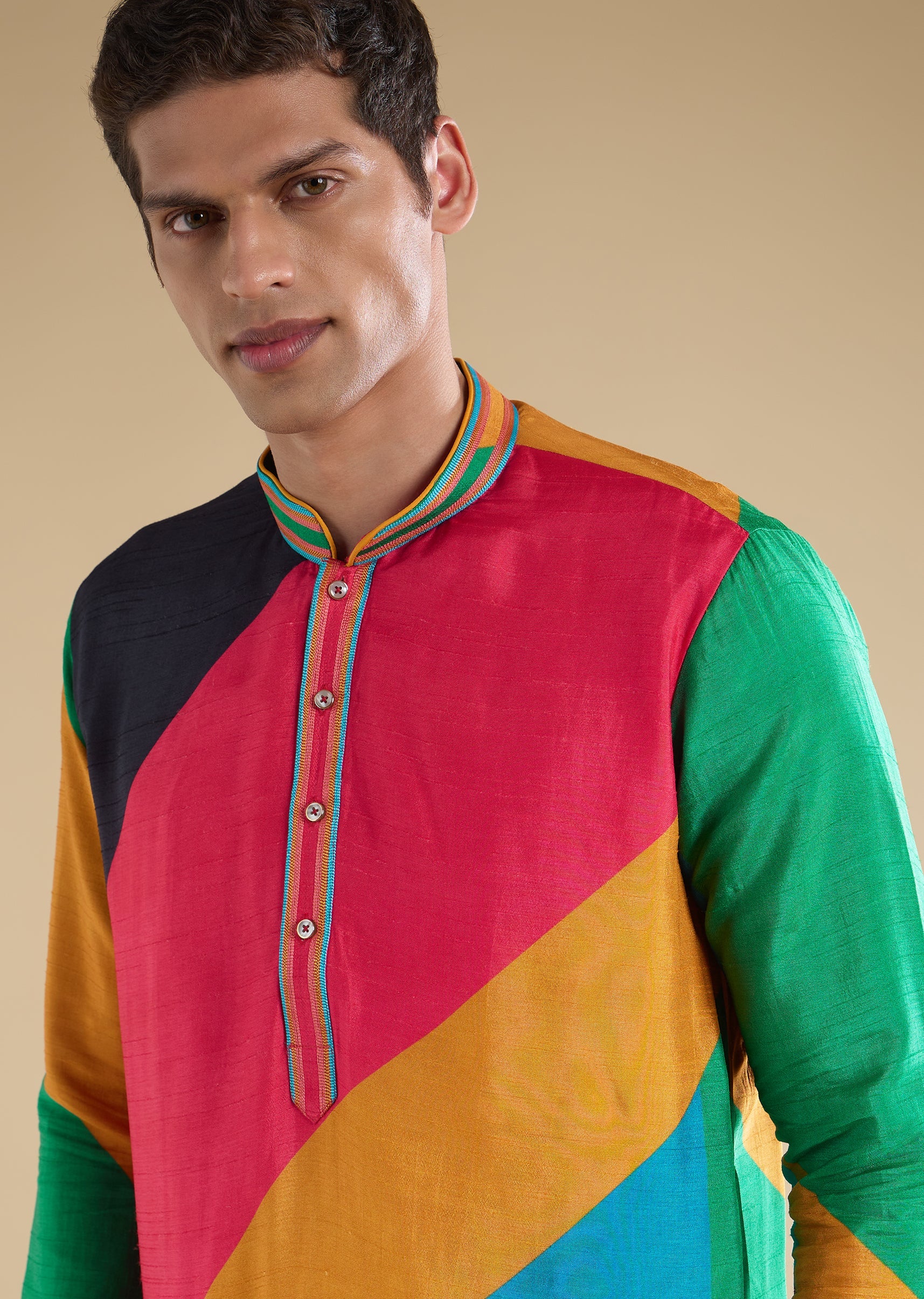 Multicolour Printed Kurta Set - Image 2