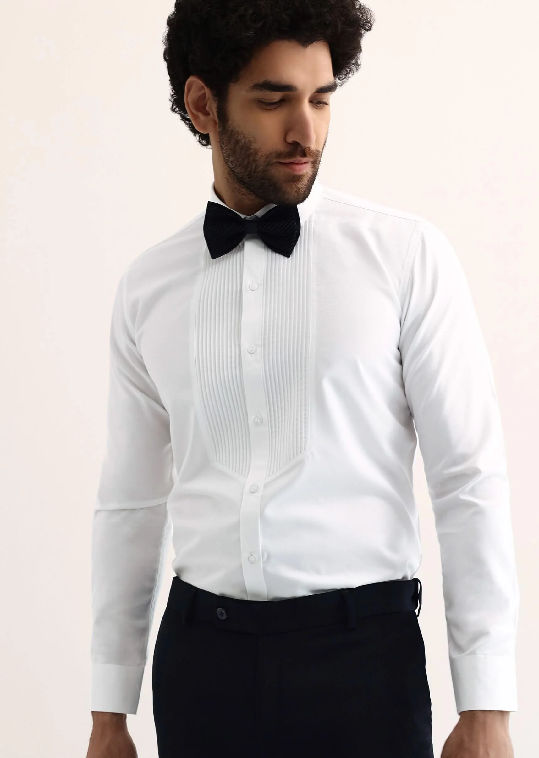 Navy Blue Intricate Embroidered Tuxedo - Image 9