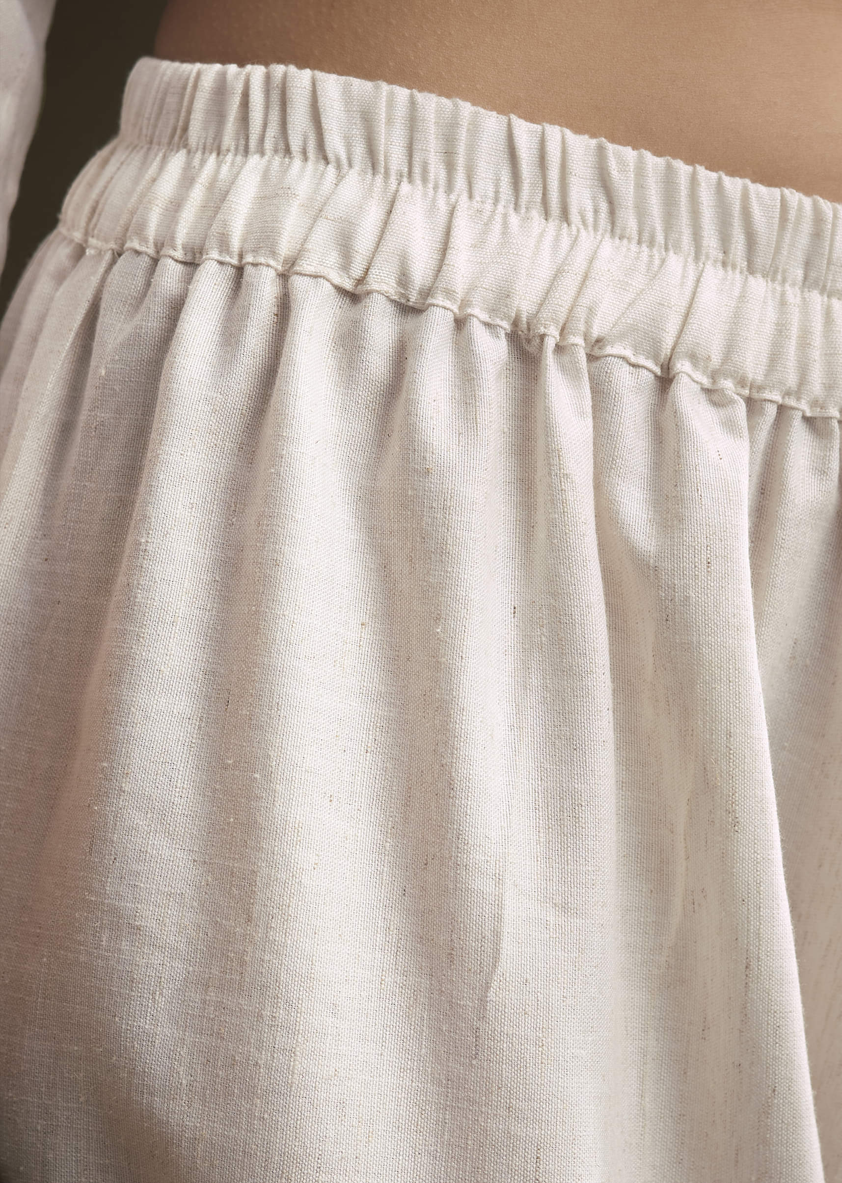 Off White Khadi Dhoti Suit With Black Hand Dyed Ajrakh Dupatta - Image 6