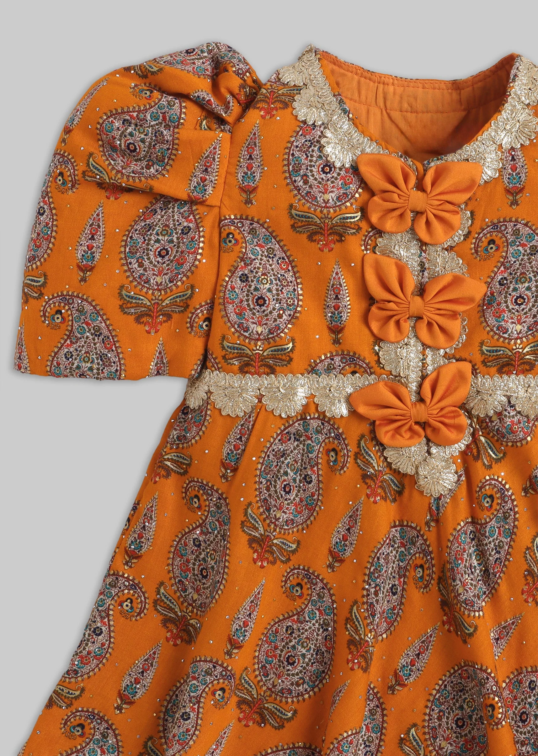 Off White Printed Salwar Kameez Set - Image 4