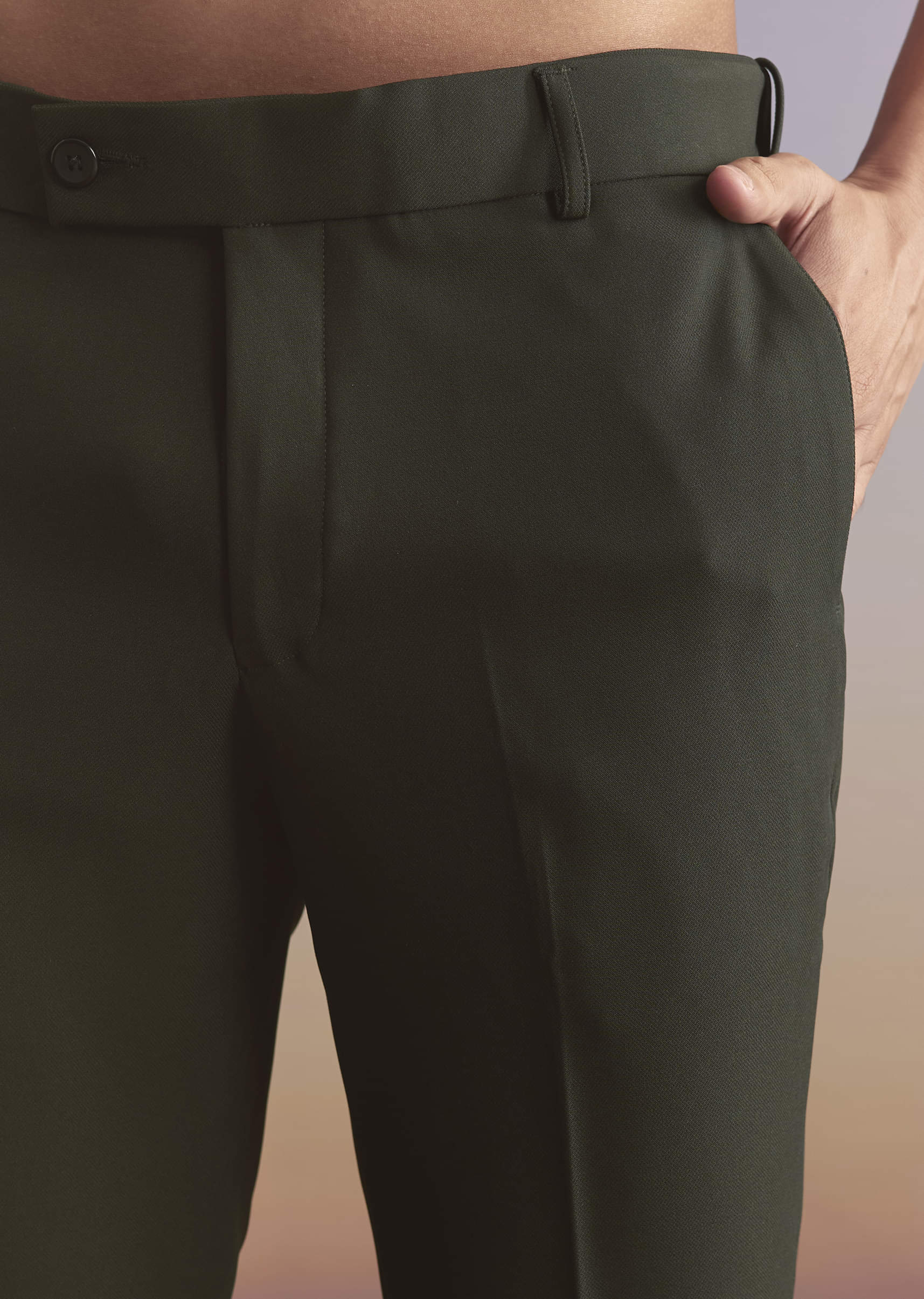 Olive Jodhpuri Suit For Men With Resham Work - Image 6