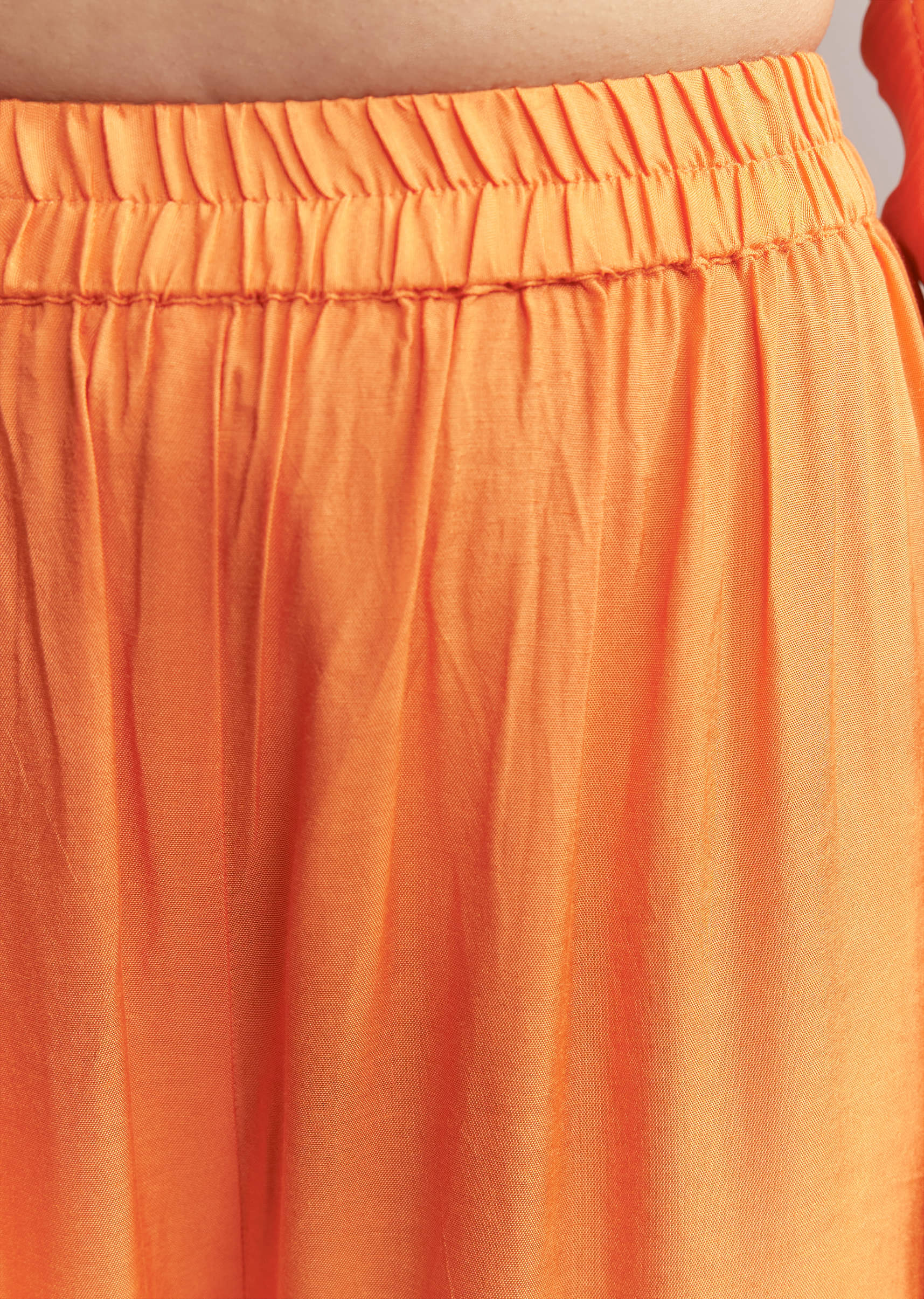Orange Banarasi Georgette Kurta Set - Image 6