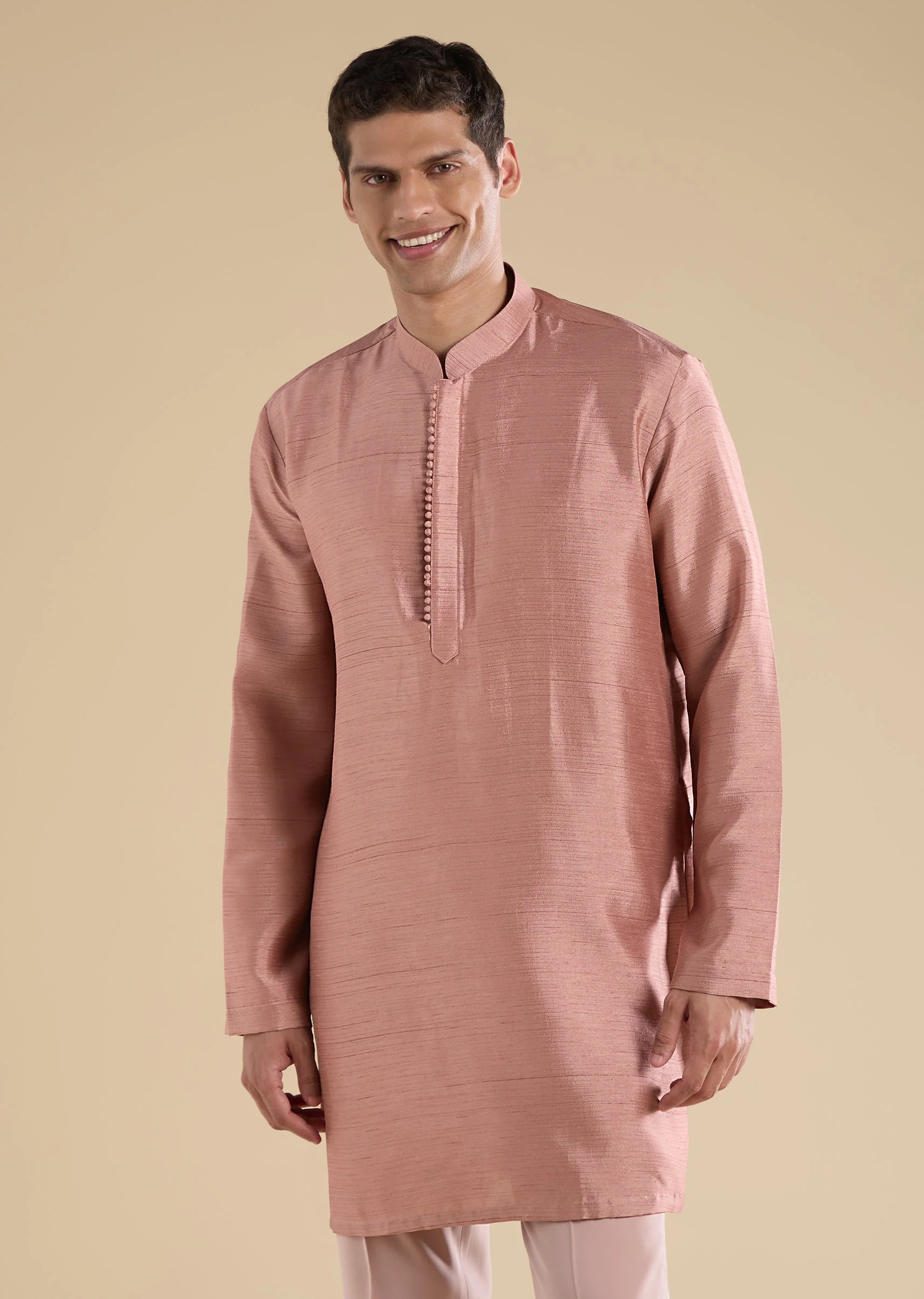 Peach Embroidered Jodhpuri Set - Image 6
