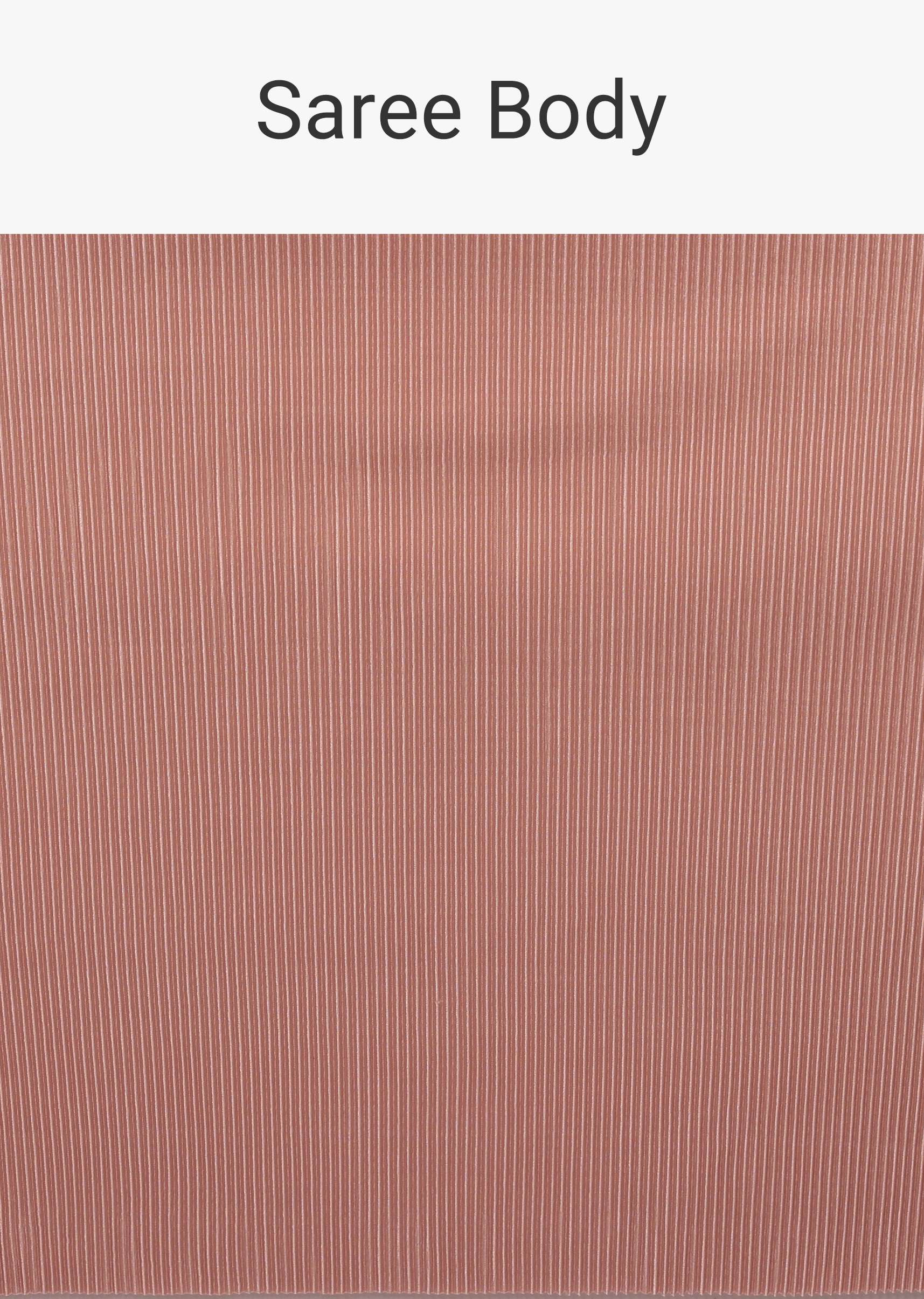 Peach Saree With A Crop Top Crafted In Net With Sequins Embroidery - Image 7
