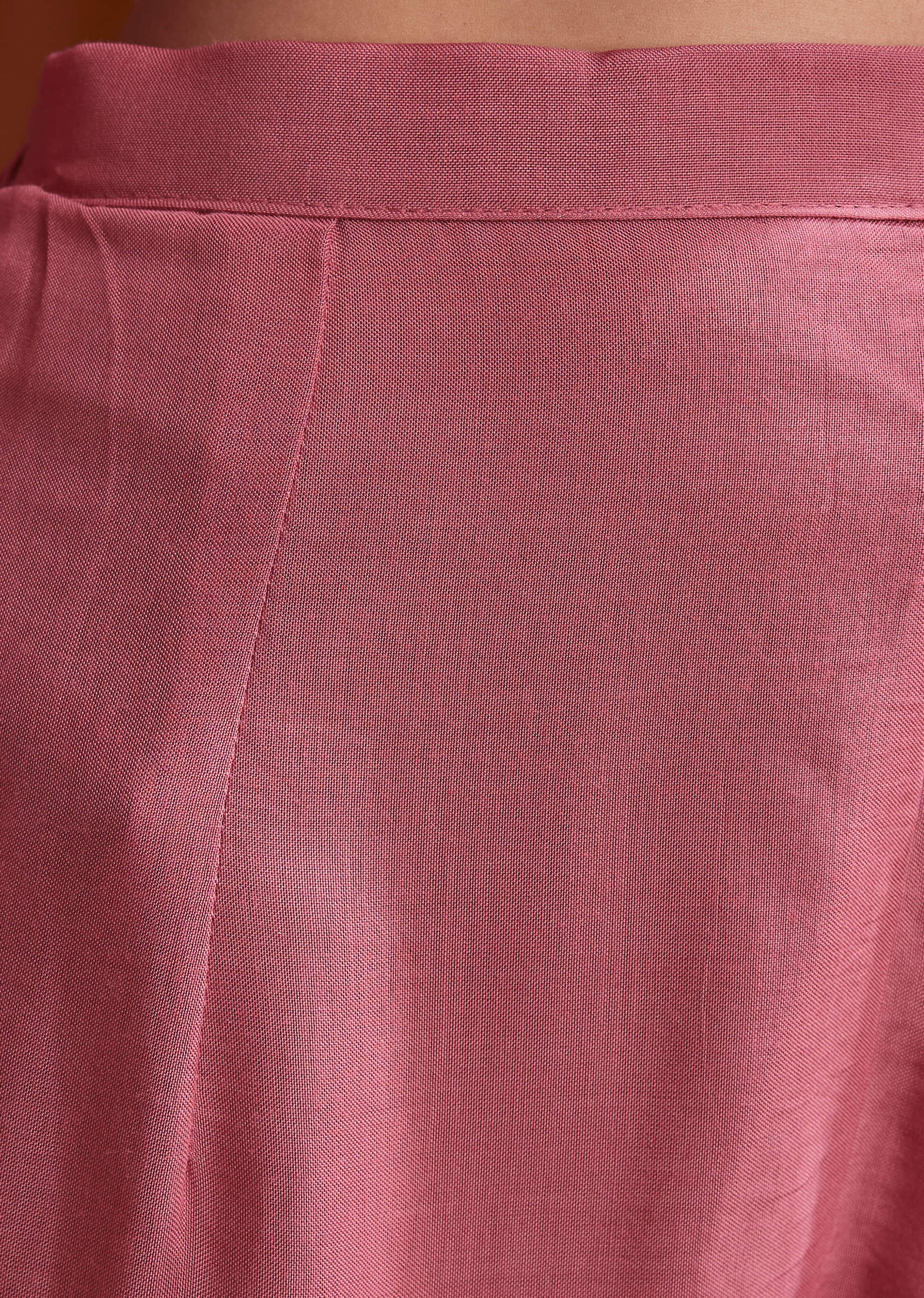 Pink Chinon Anarkali Suit With Moti And Stone Work - Image 6