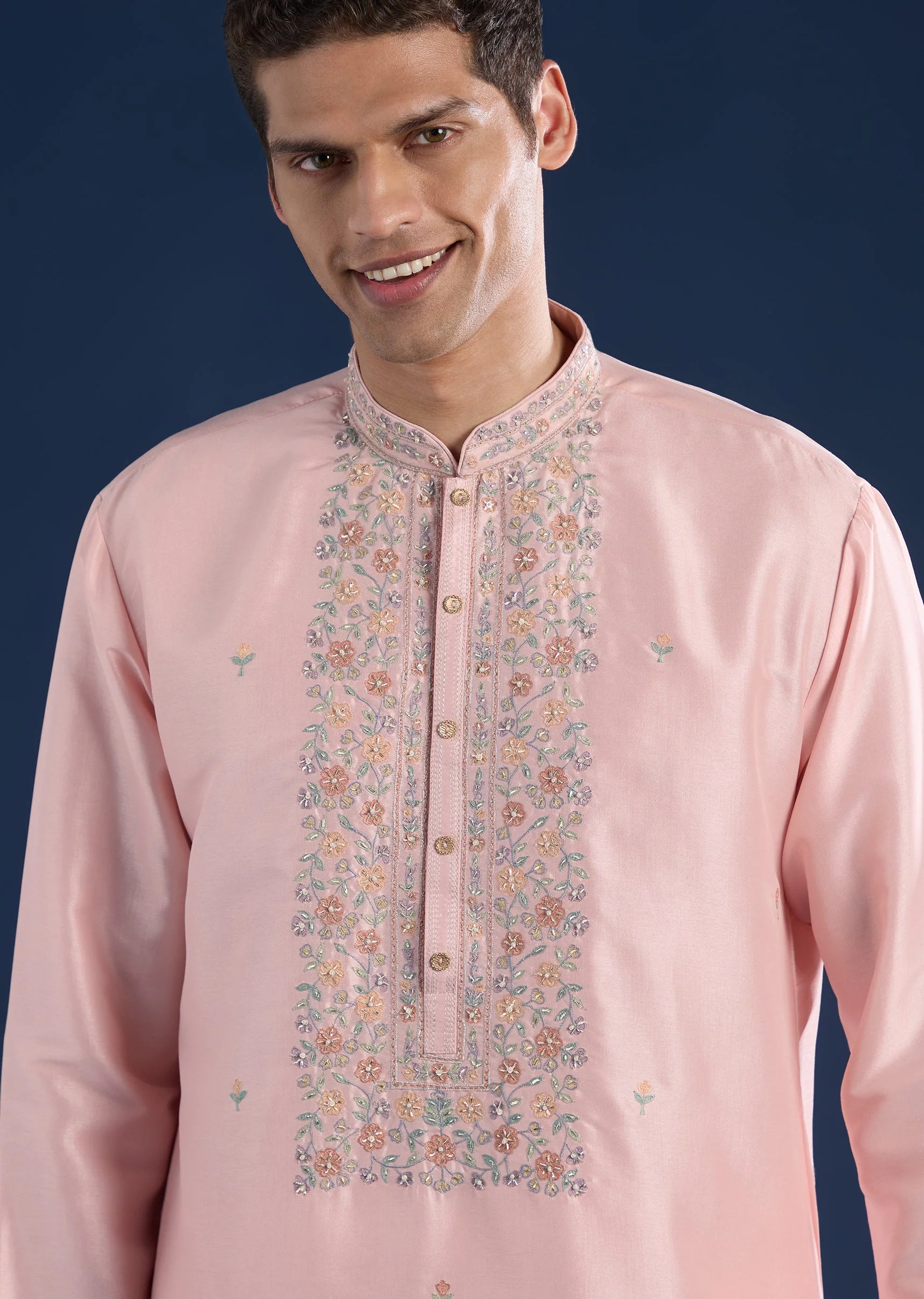 Pink Kurta Sets Men