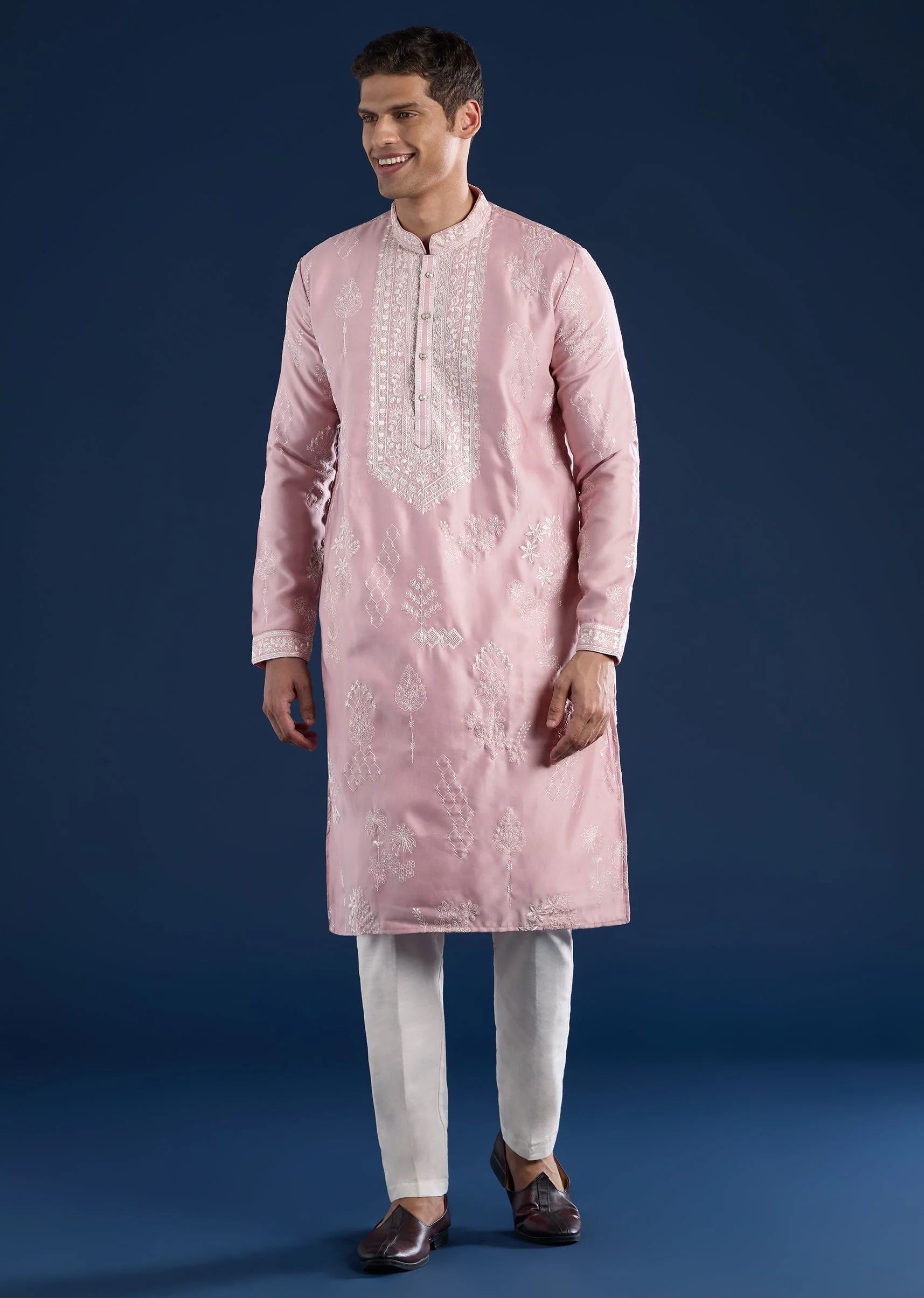 Pink Minimal Kurta Set