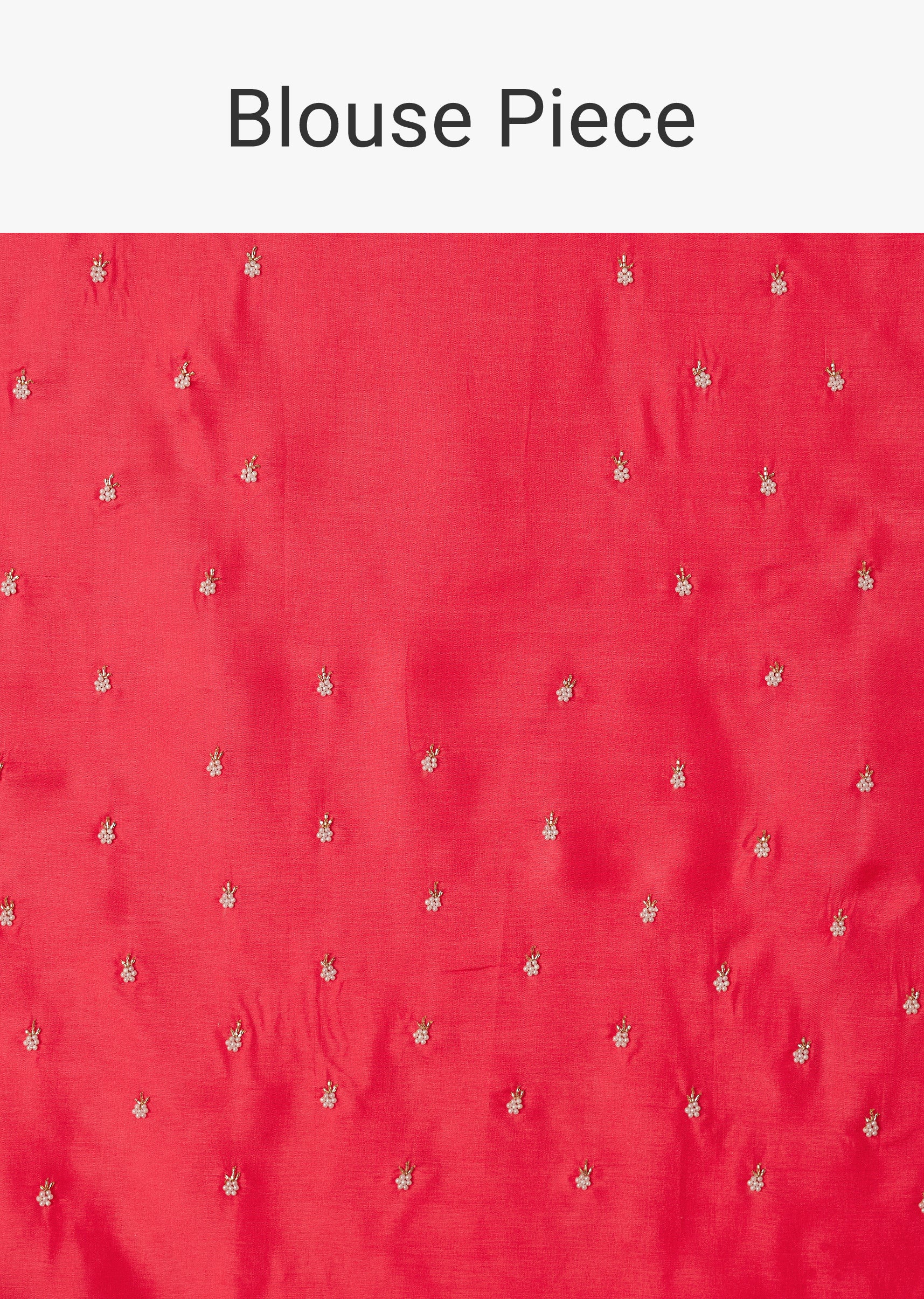 Pink Organza Floral Saree With Embellished Border - Image 10