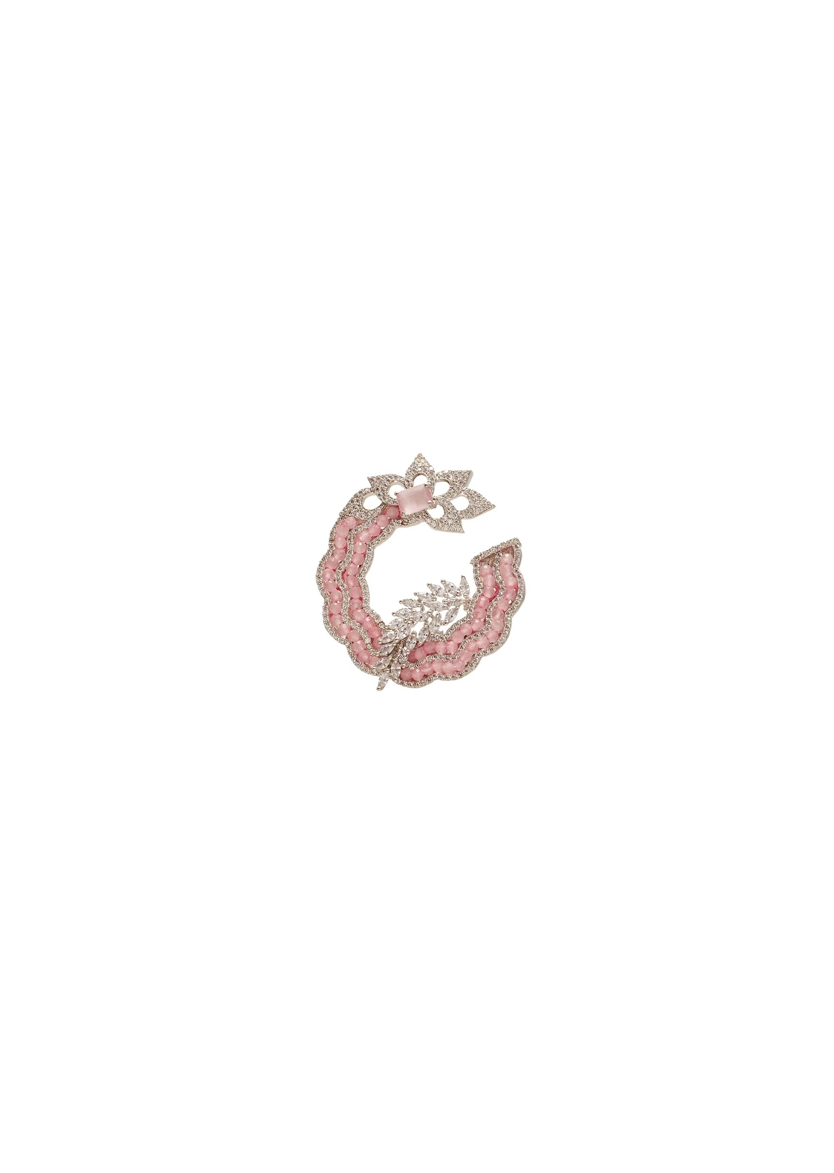 Pink Statement Earrings - Image 3