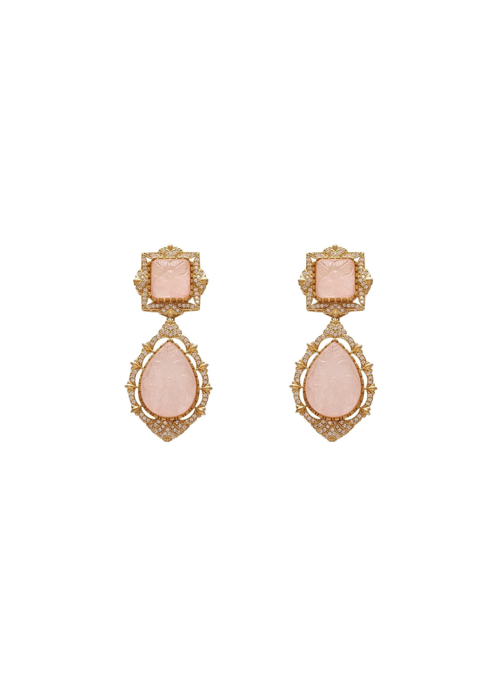 Pink Statement Necklace Set - Image 3