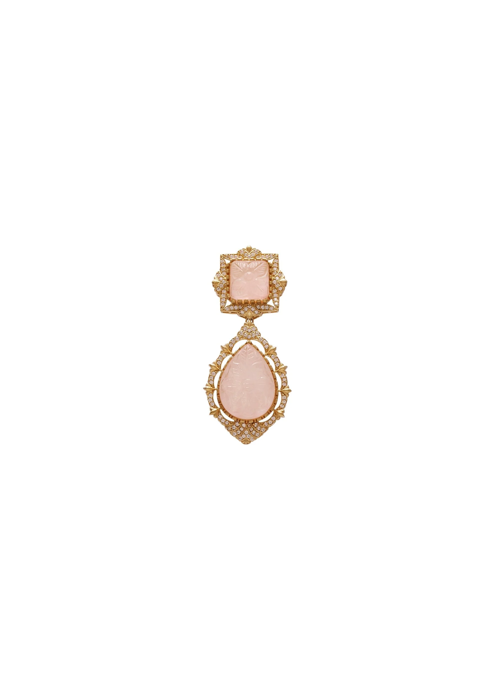Pink Statement Necklace Set - Image 4