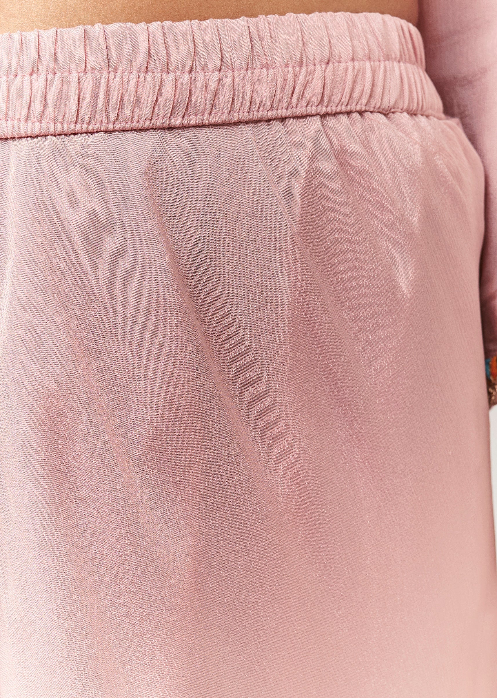 Pink Thread And Zardosi Cape Style Top With Palazzo - Image 6