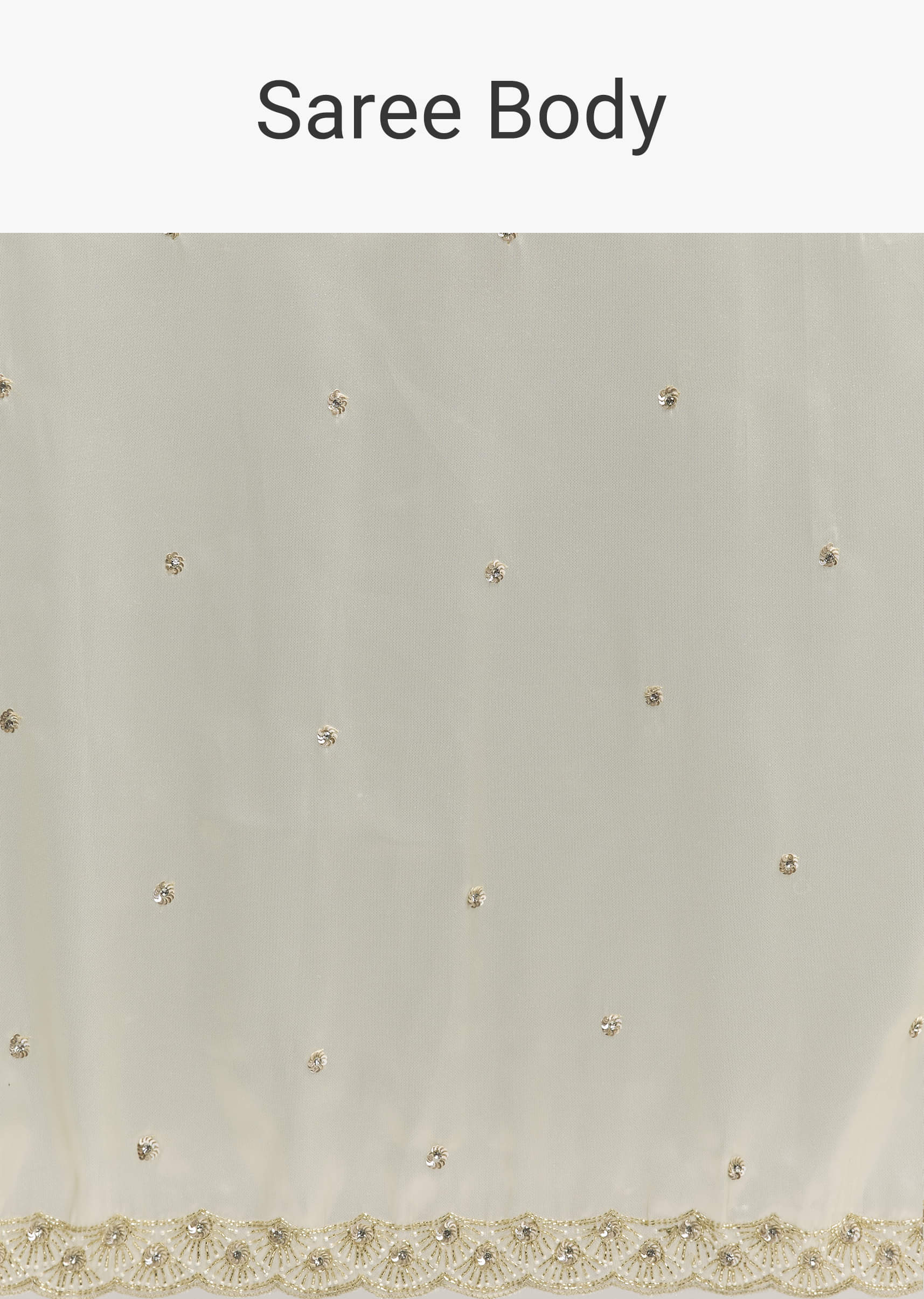 Pista Green Tissue Saree With Butti Work Embroidery - Image 9