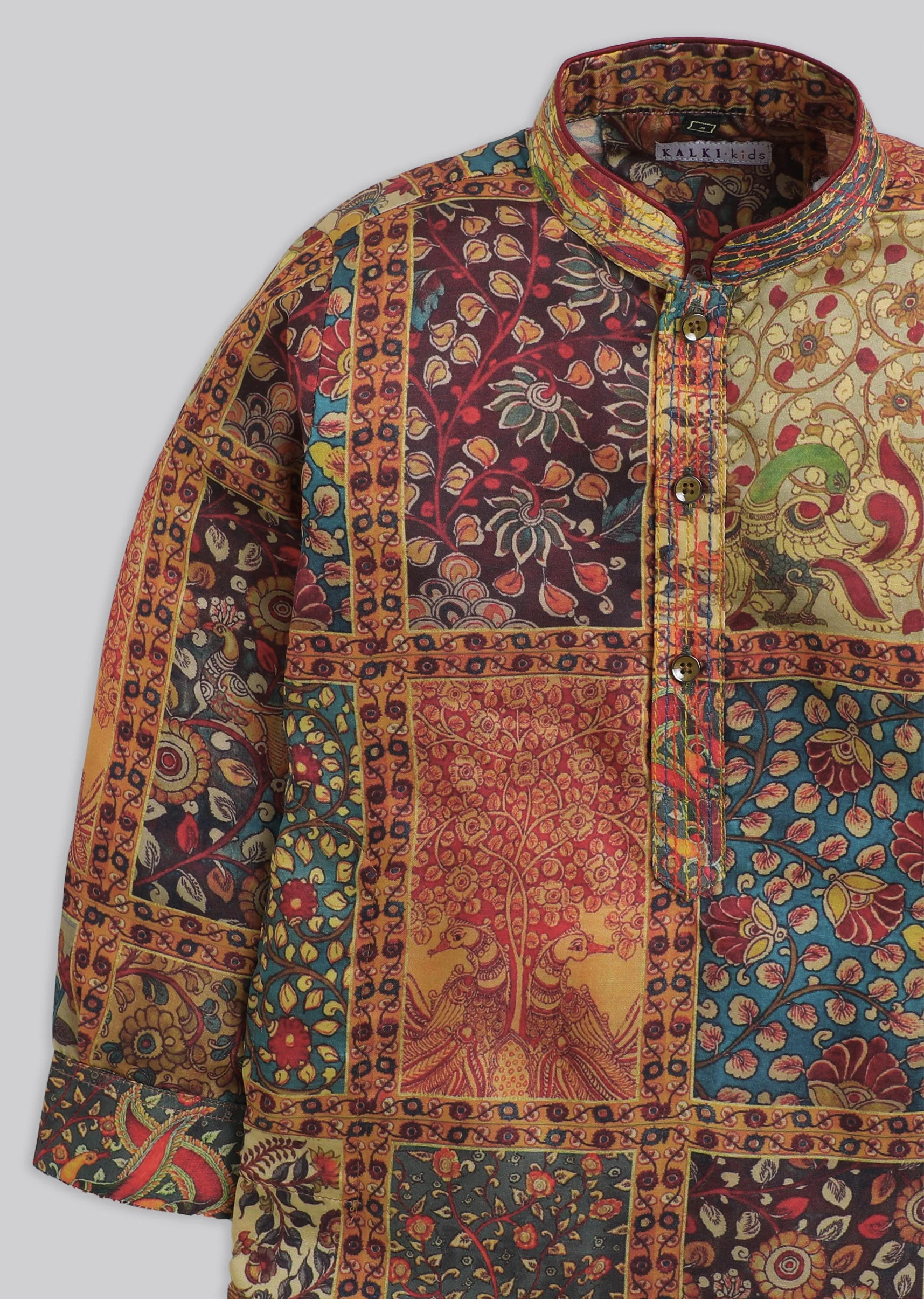 Printed Kurta Set For Boys - Image 5