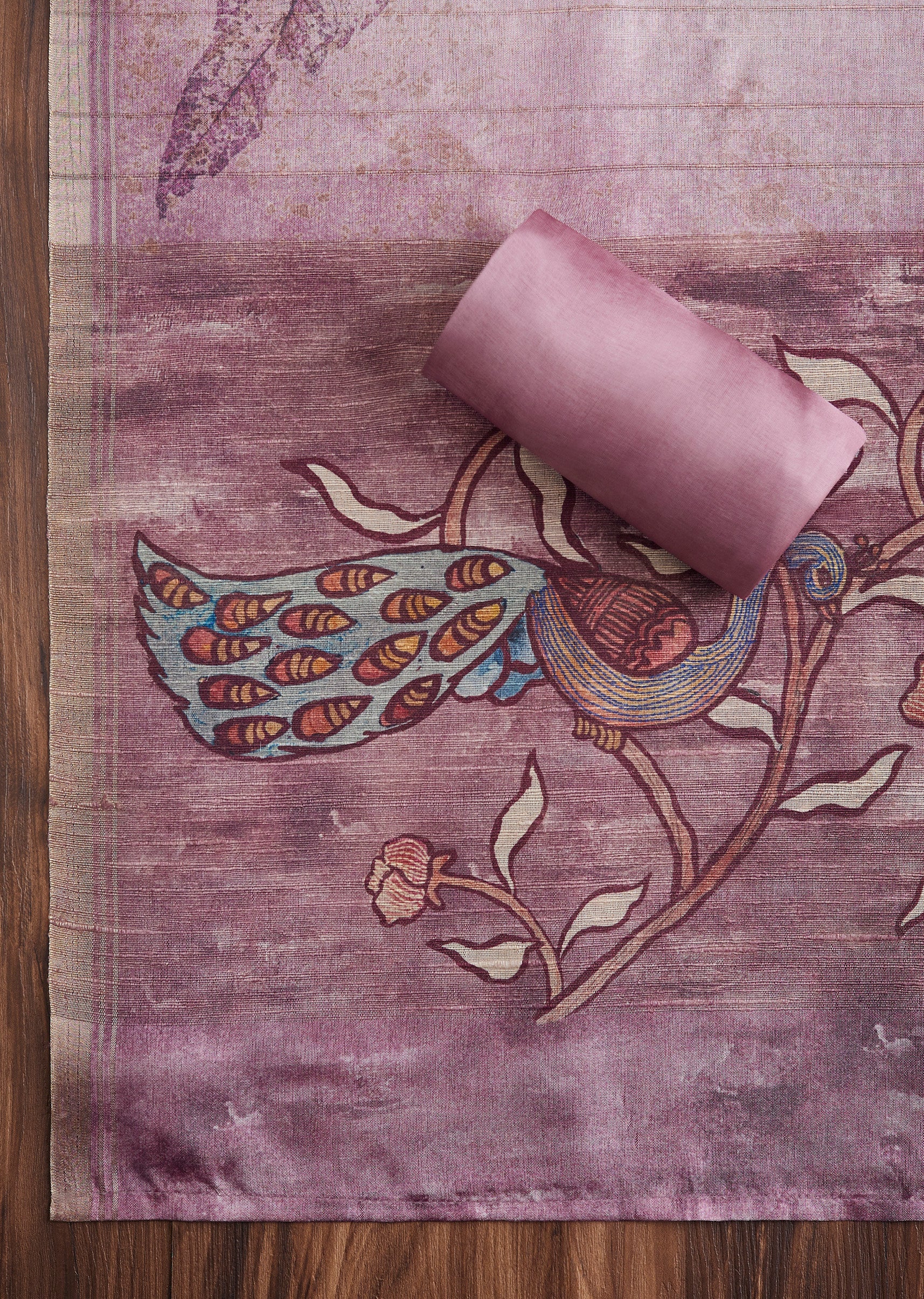 Purple Cotton Suit Set - Image 4