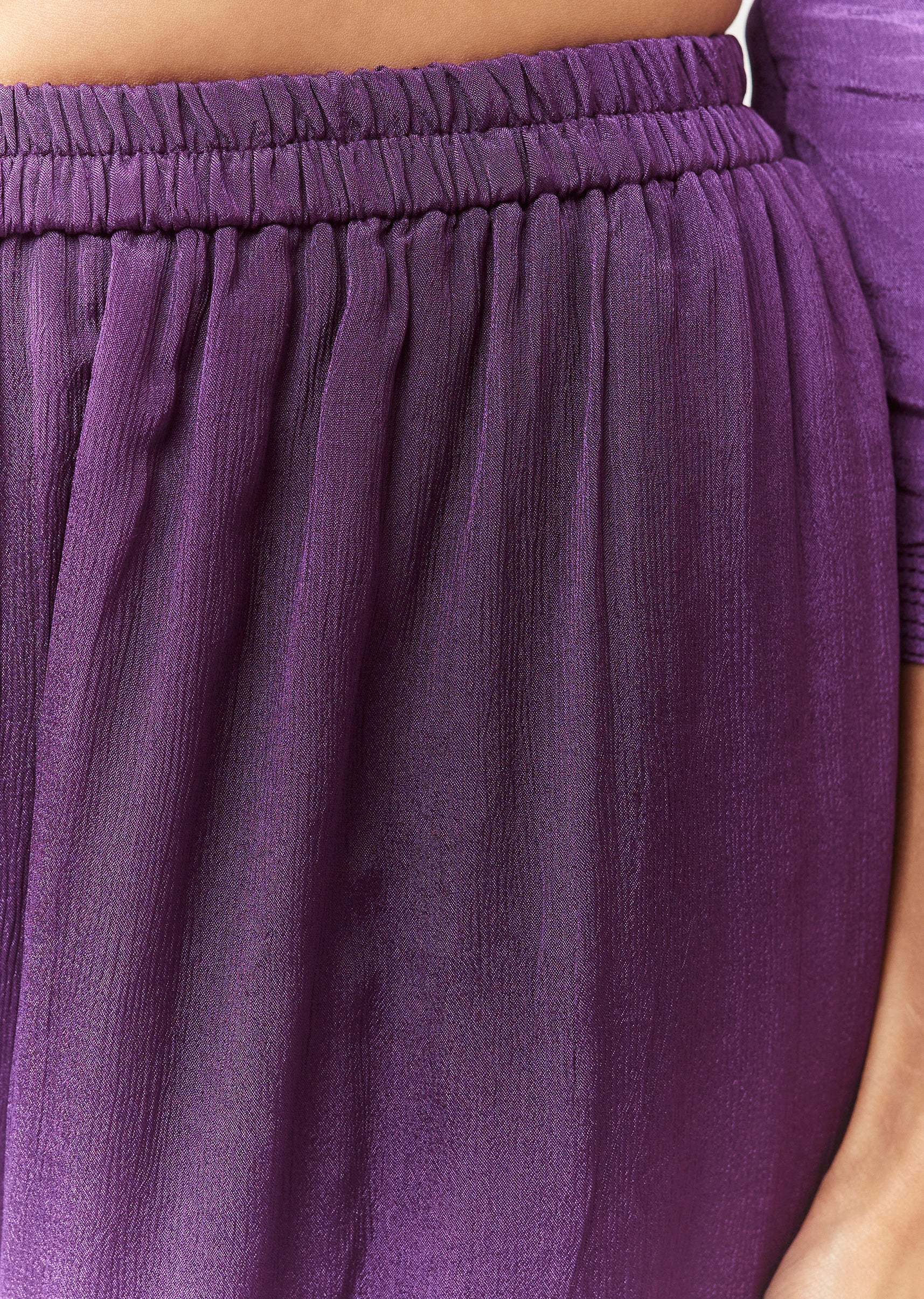 Purple Kurta Cape Sharara Set With Thread And Zardosi Work - Image 7