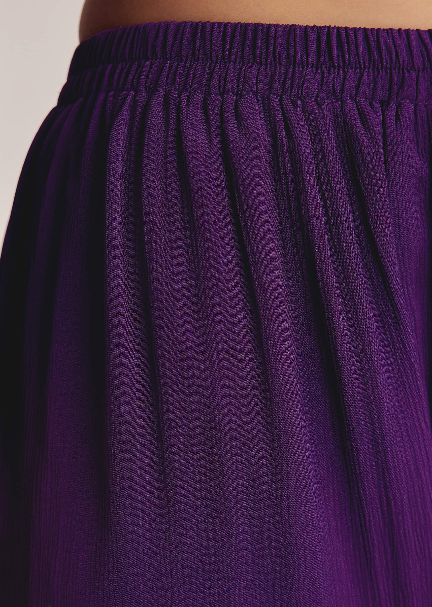 Purple Organza Embroidered Kurta Set With Dupatta - Image 6