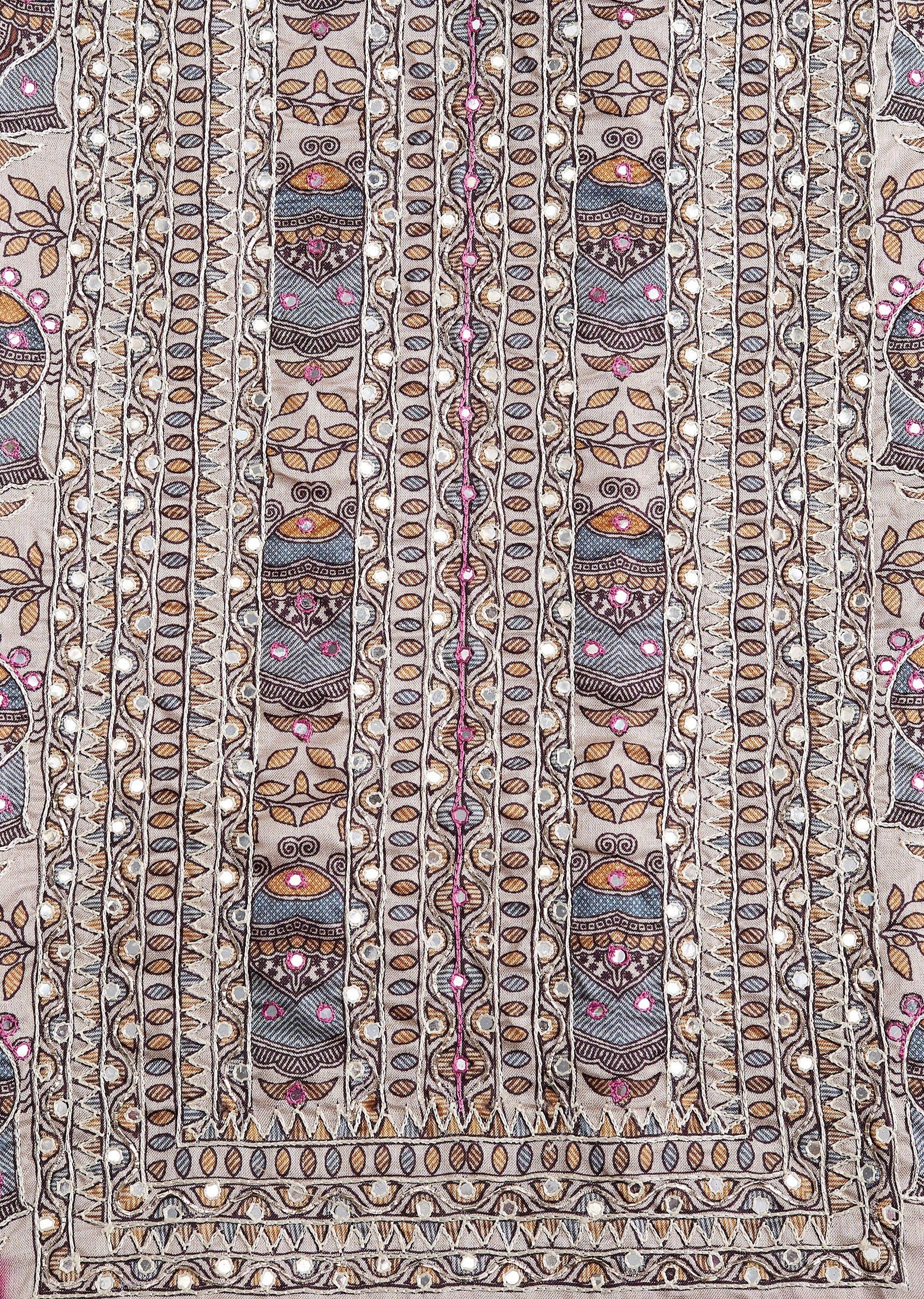 Rani Pink Dola Silk Suit - Image 2