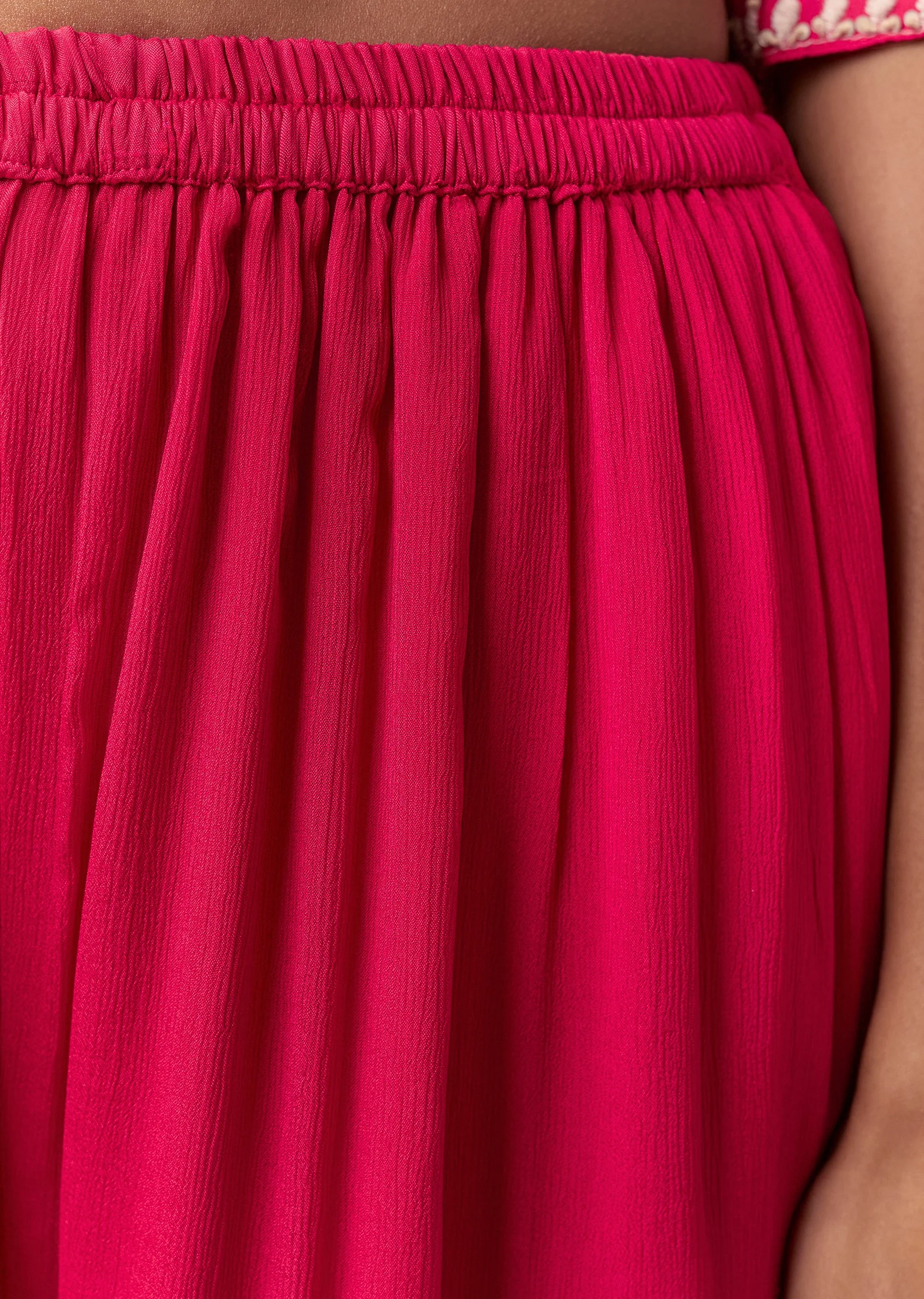 Rani Pink Threadwork Cape Co-ord Set - Image 6