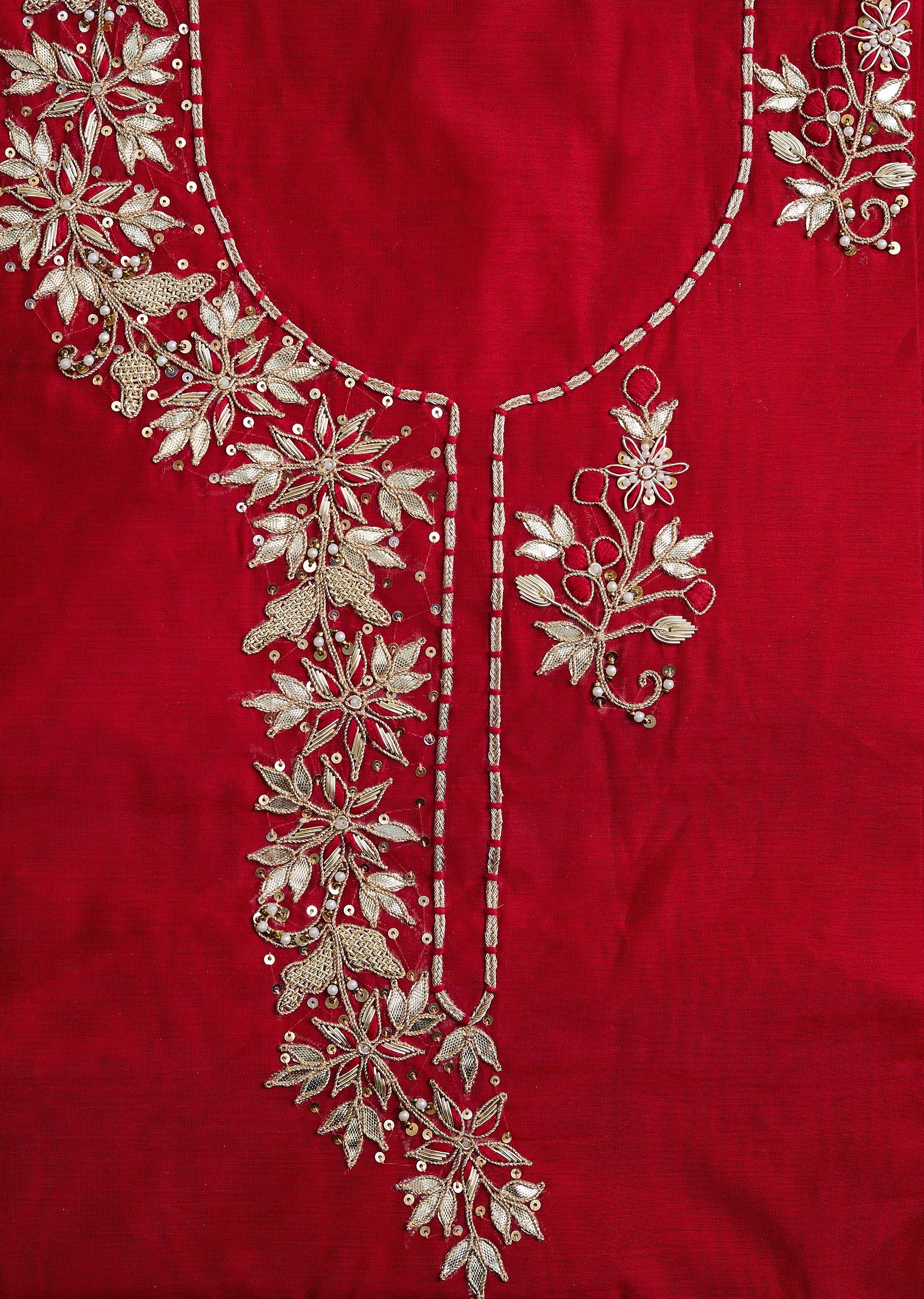 Red Organza Suit - Image 2