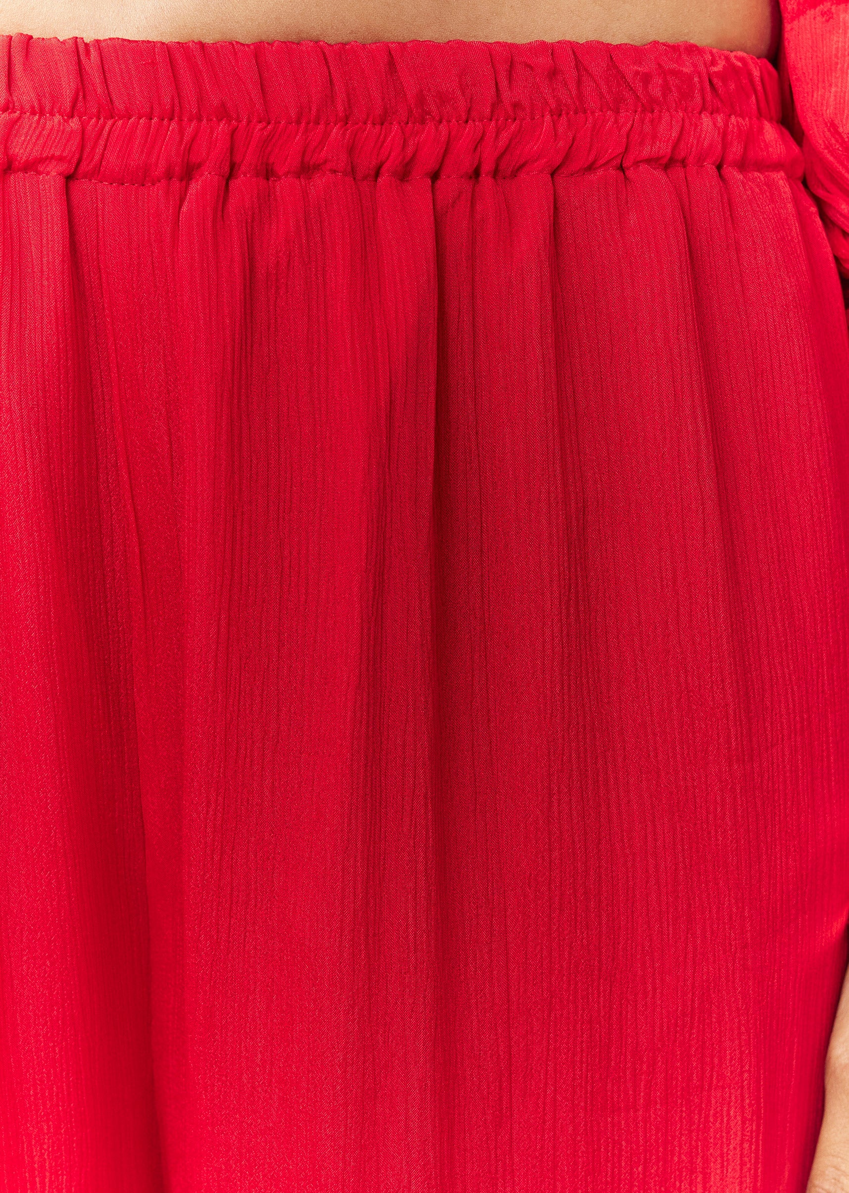 Red Zardosi And Thread Work Cape Set With Palazzo - Image 6