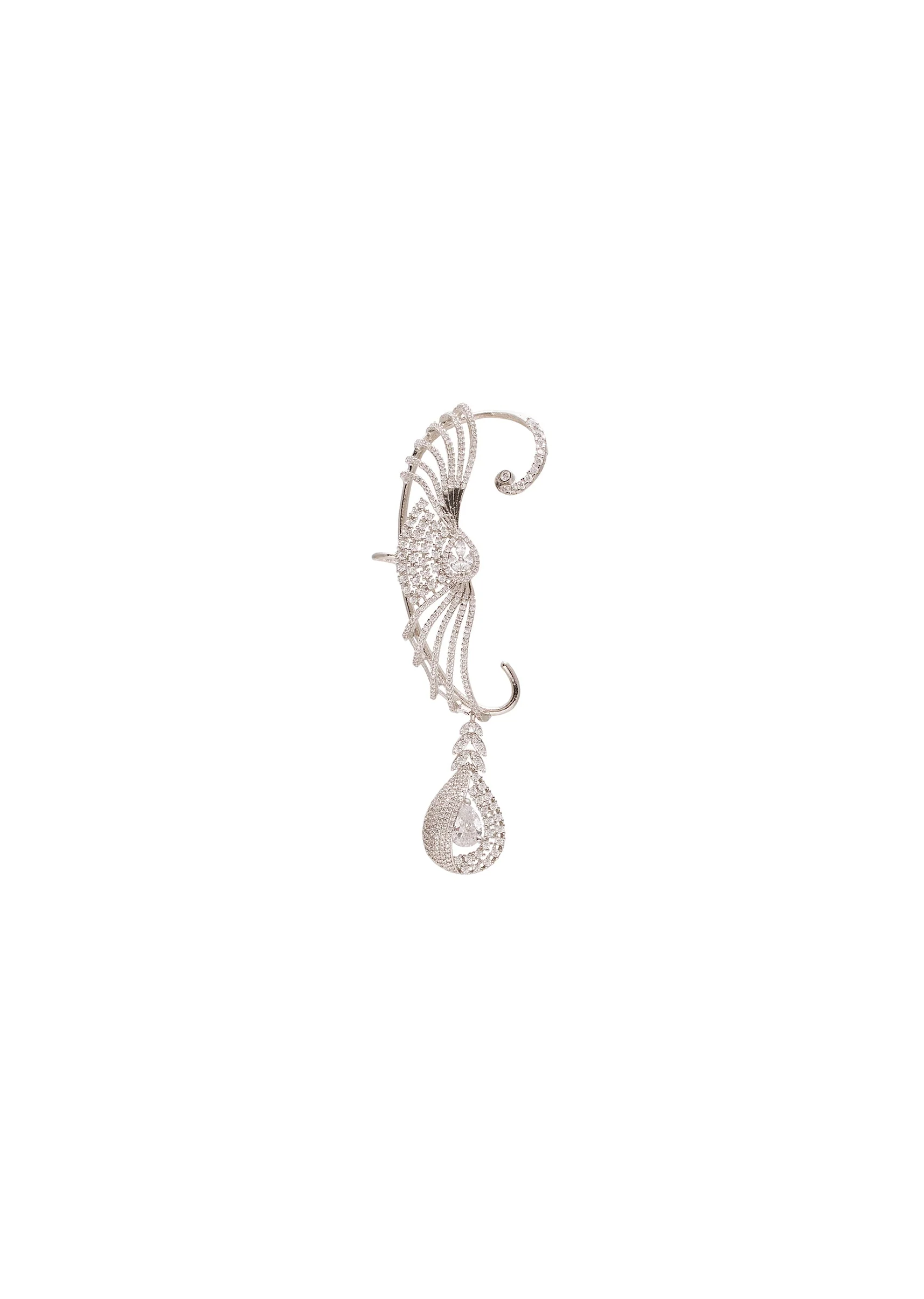 Silver Rhodium Ear Cuffs - Image 2