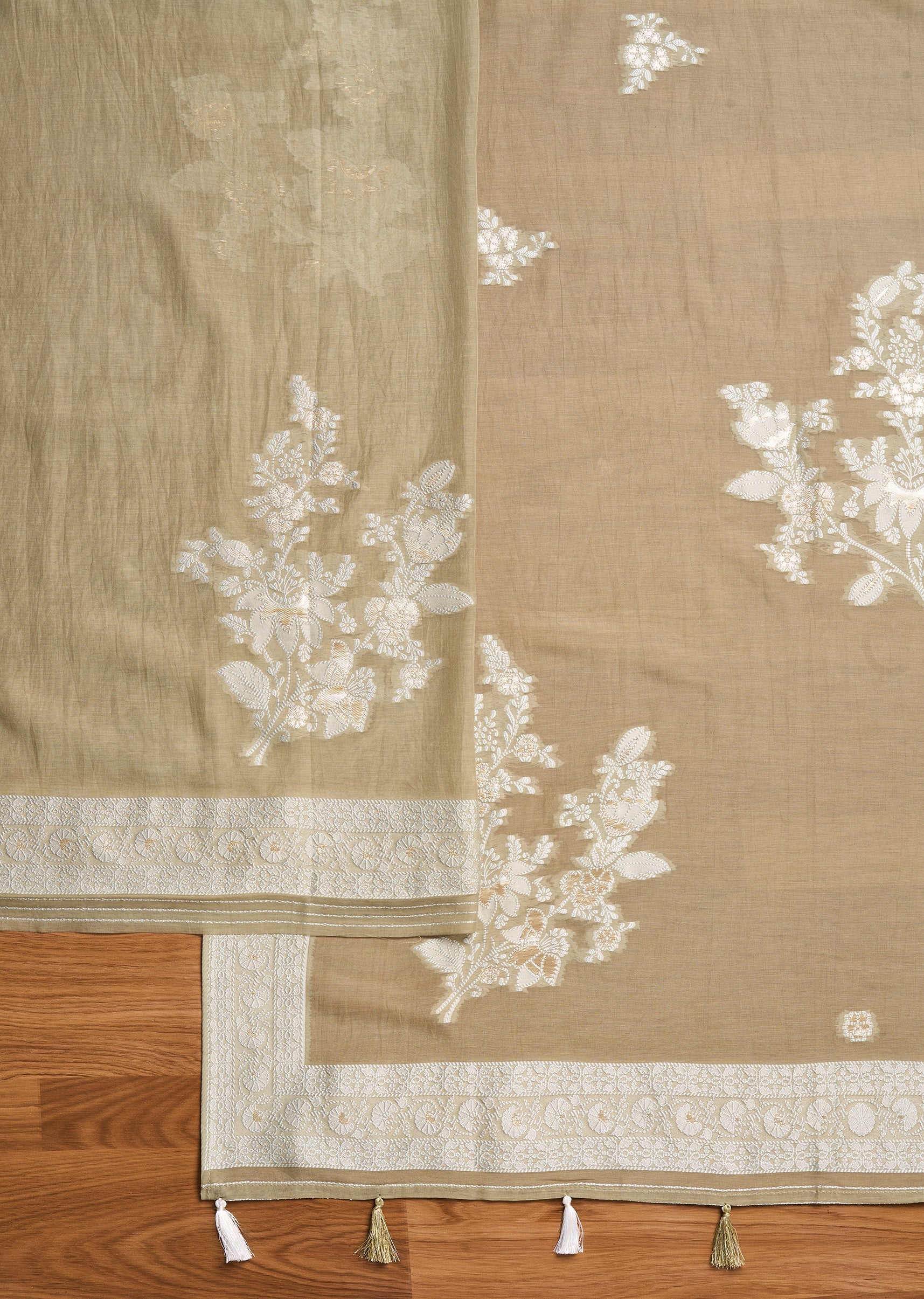 Soft Green Grace Suit with Dupatta - Image 2
