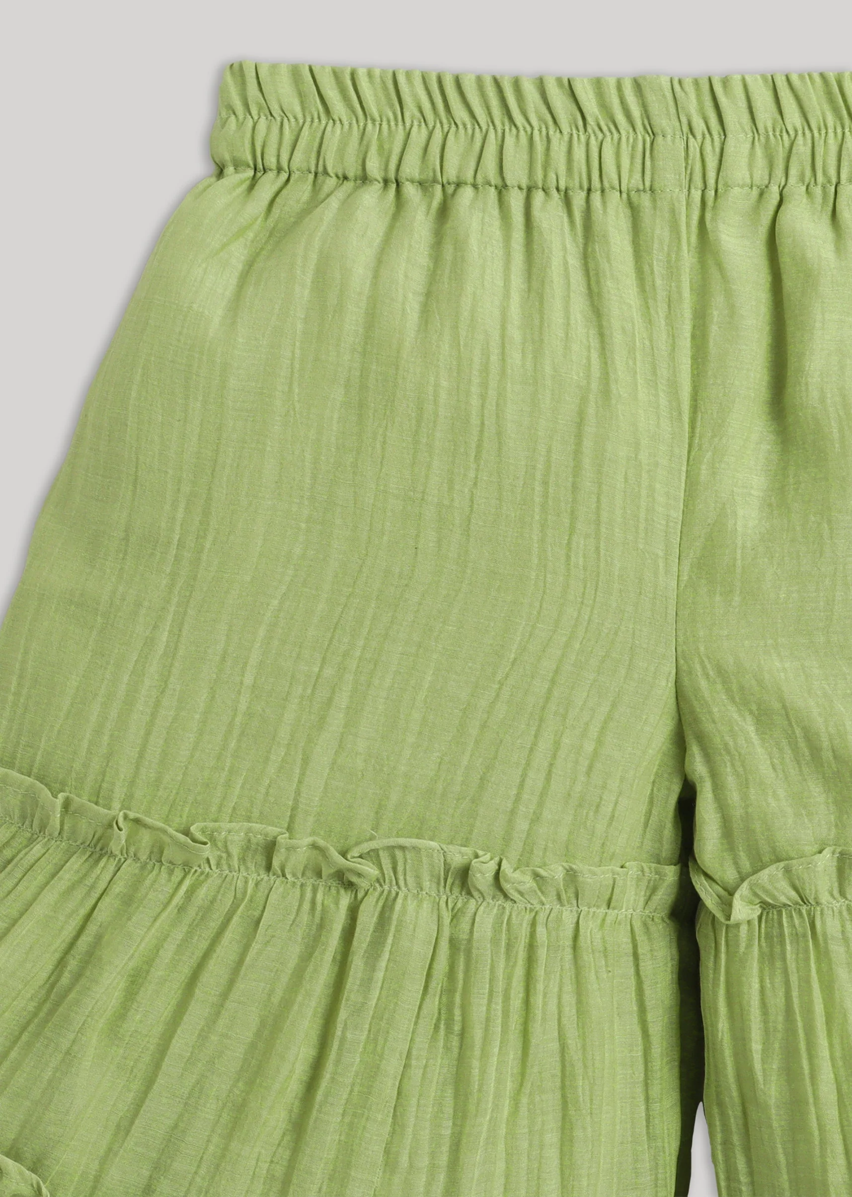Soft Green Salwar Suit With Resham Detailing - Image 7