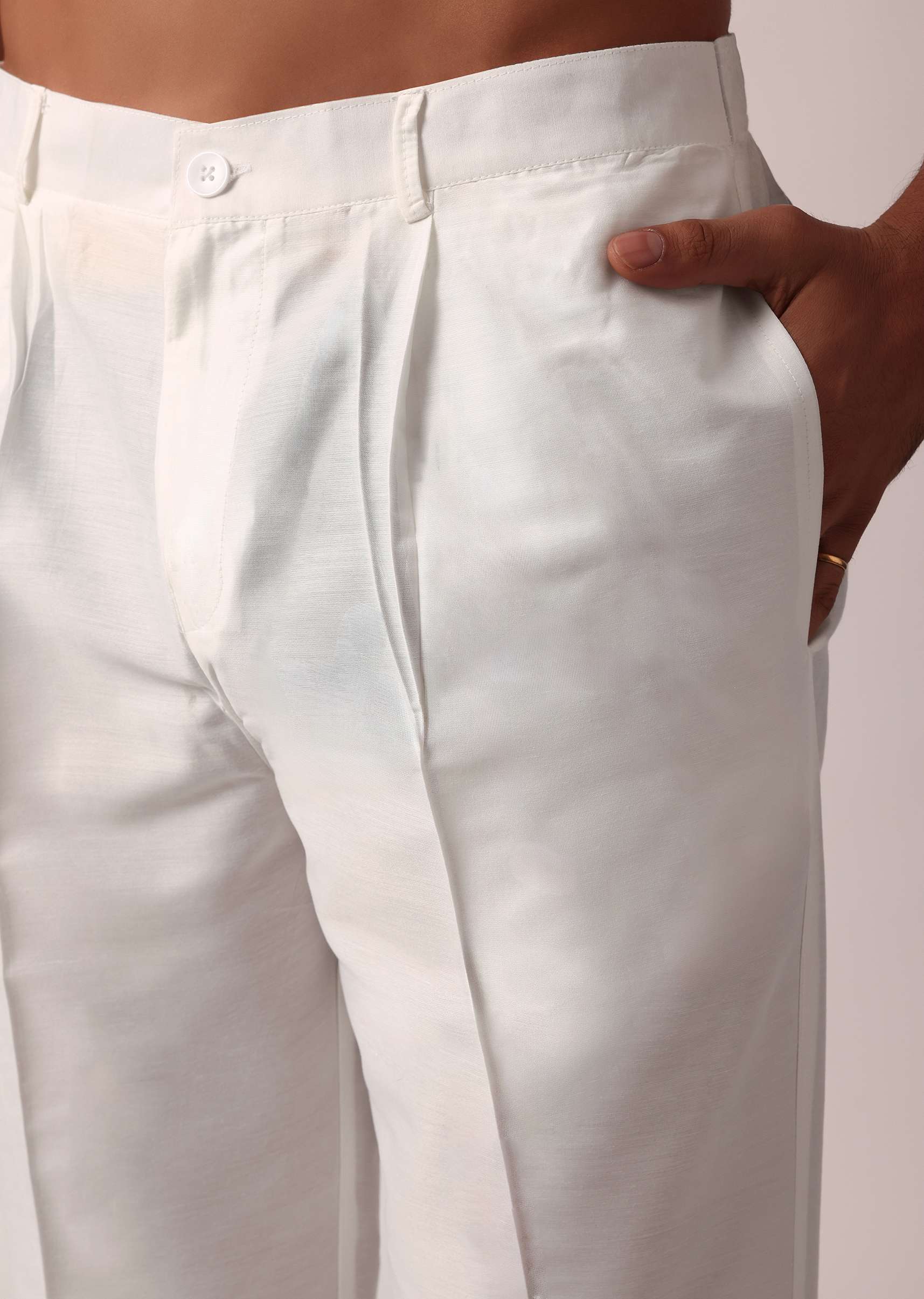 Stylish Blue Silk Kurta Set For Men - Image 6