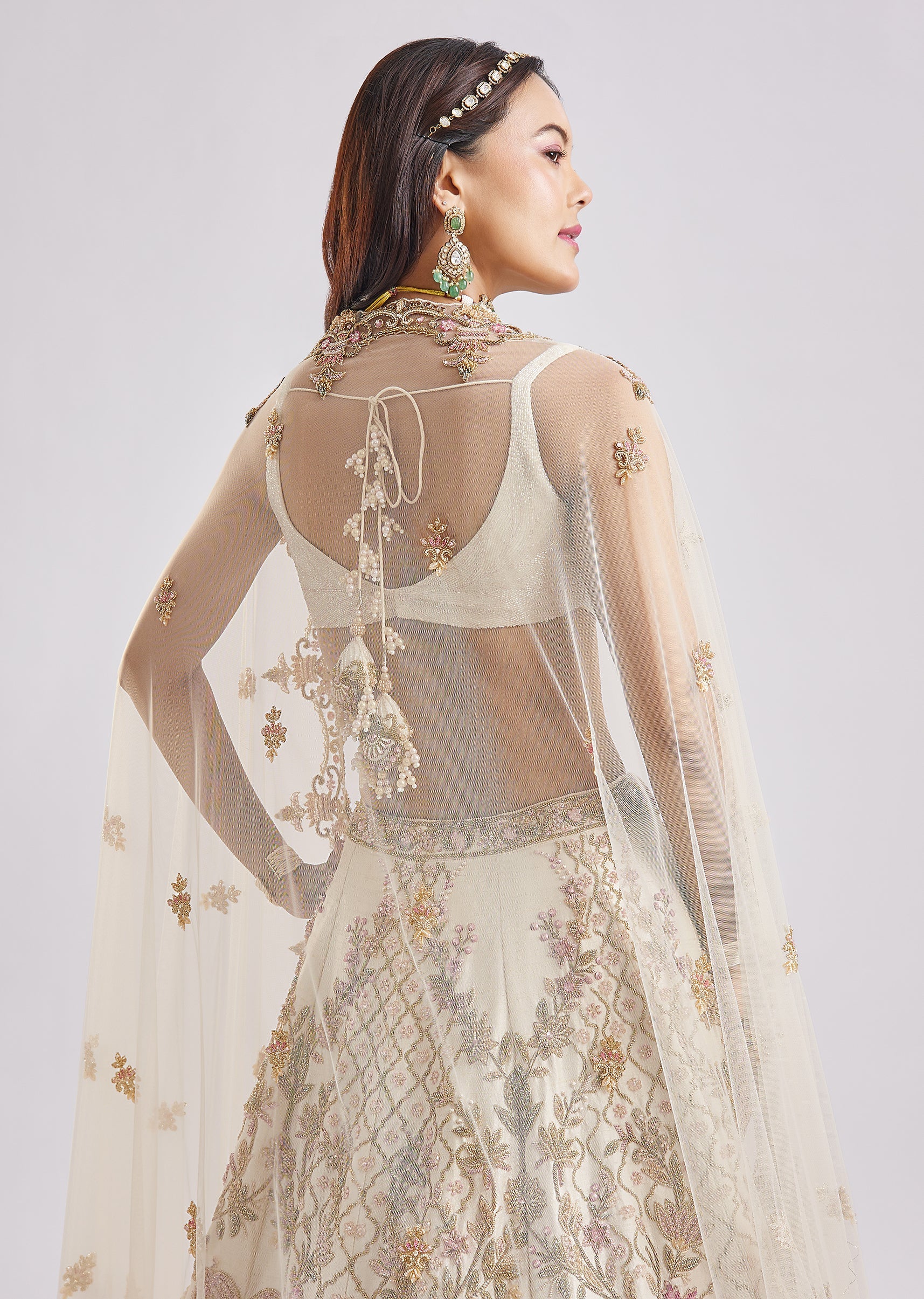 The Regal Off White Bridal Masterpiece - Image 6