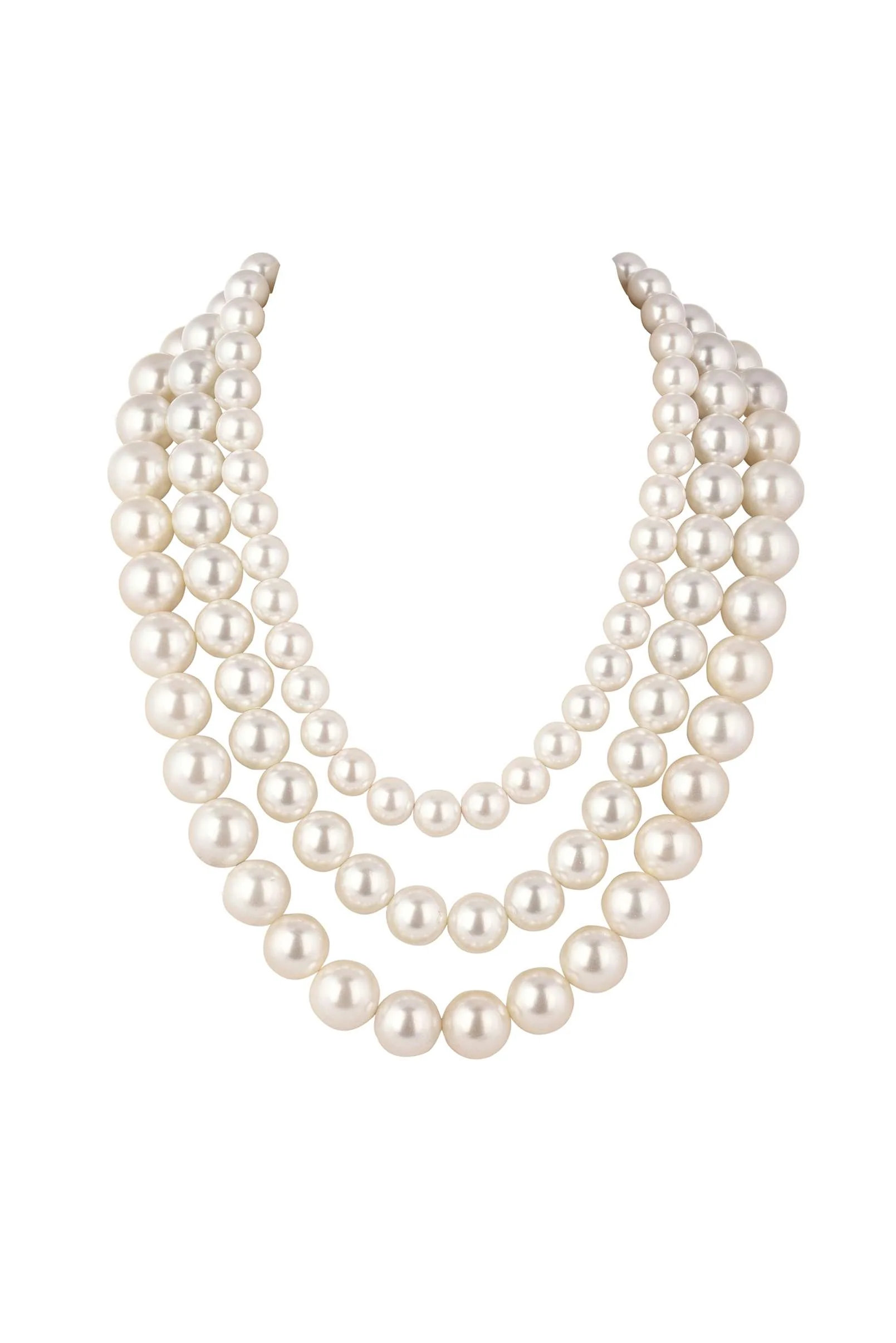 Three Layered Mother Of Pearls Mala - Image 3