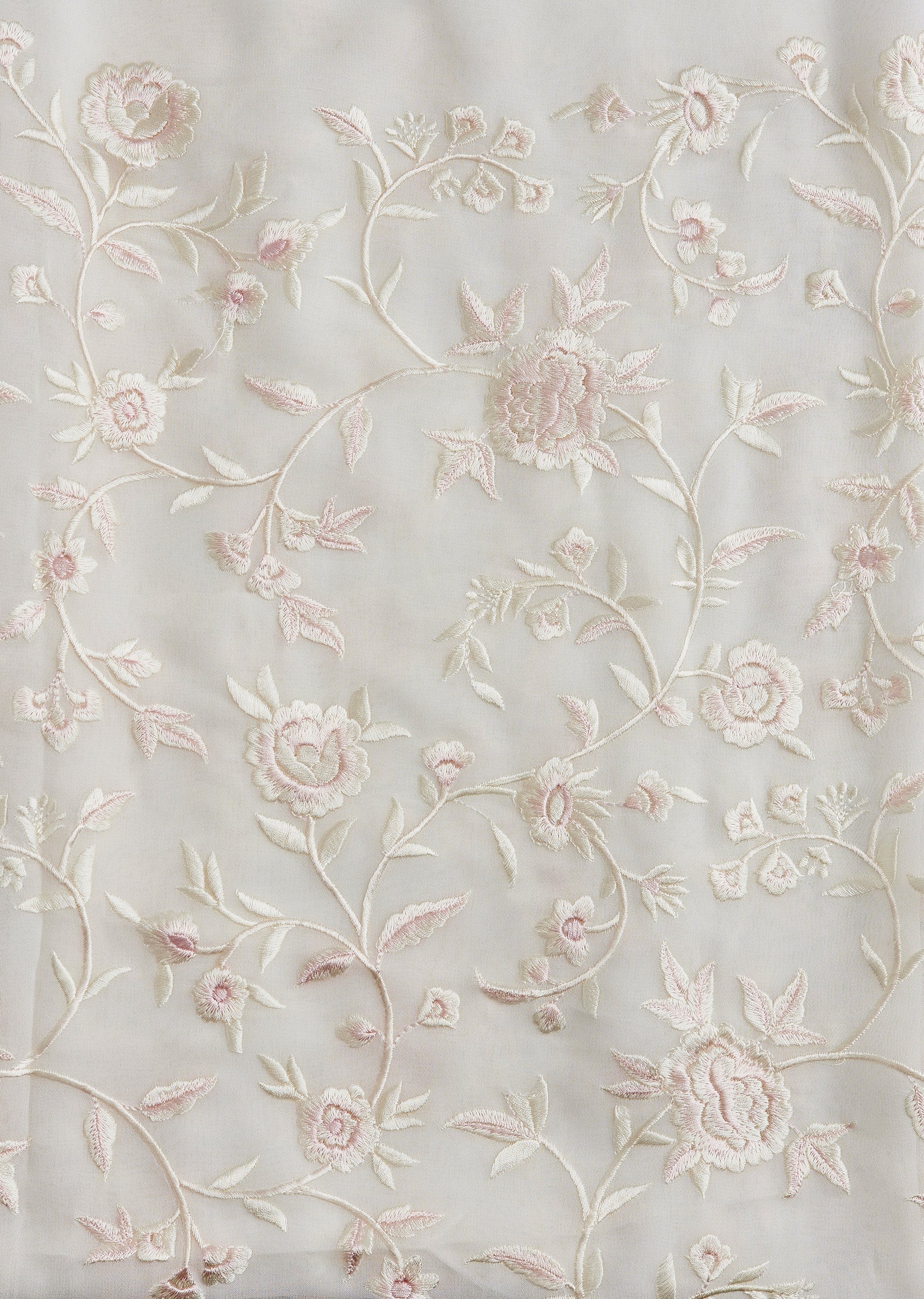 White Organza Resham Suit - Image 2