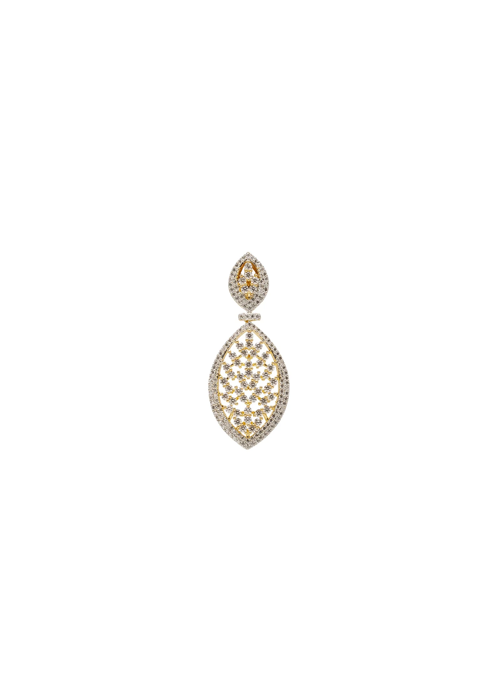 White Pearl And Zirconia Necklace Set - Image 5