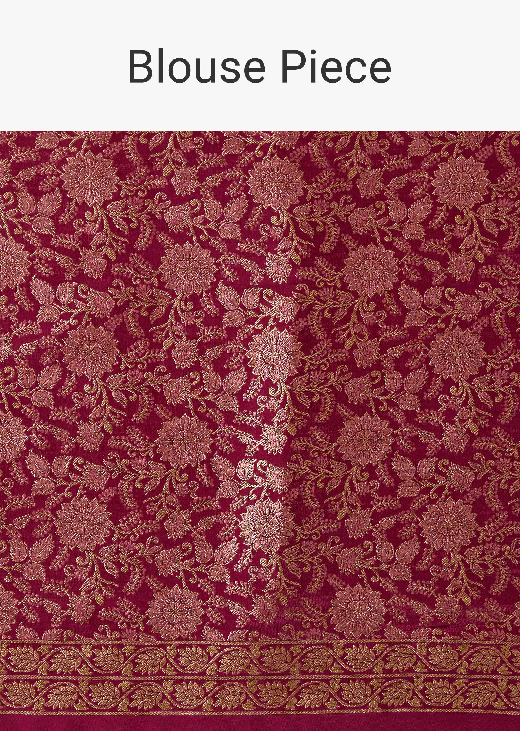 Wine Dola Silk Woven Saree With Zari Butti Work - Image 10