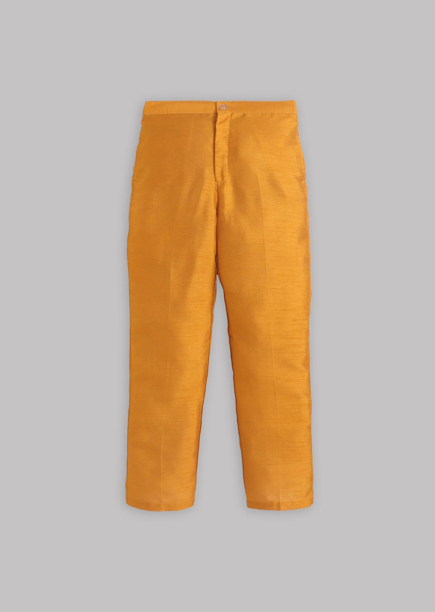 Yellow Abstract Nehru Jacket Set - Image 9