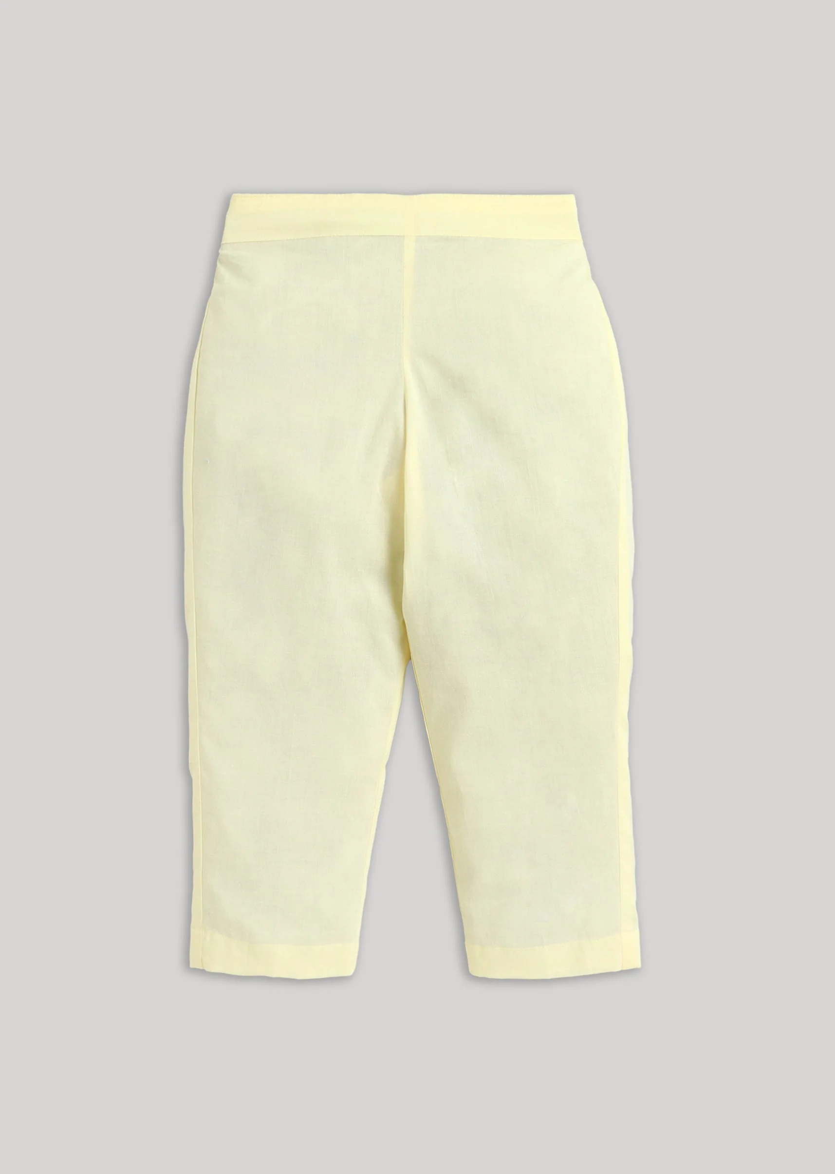Yellow Kurta Set With Embroidery And Multicolour Accents - Image 5