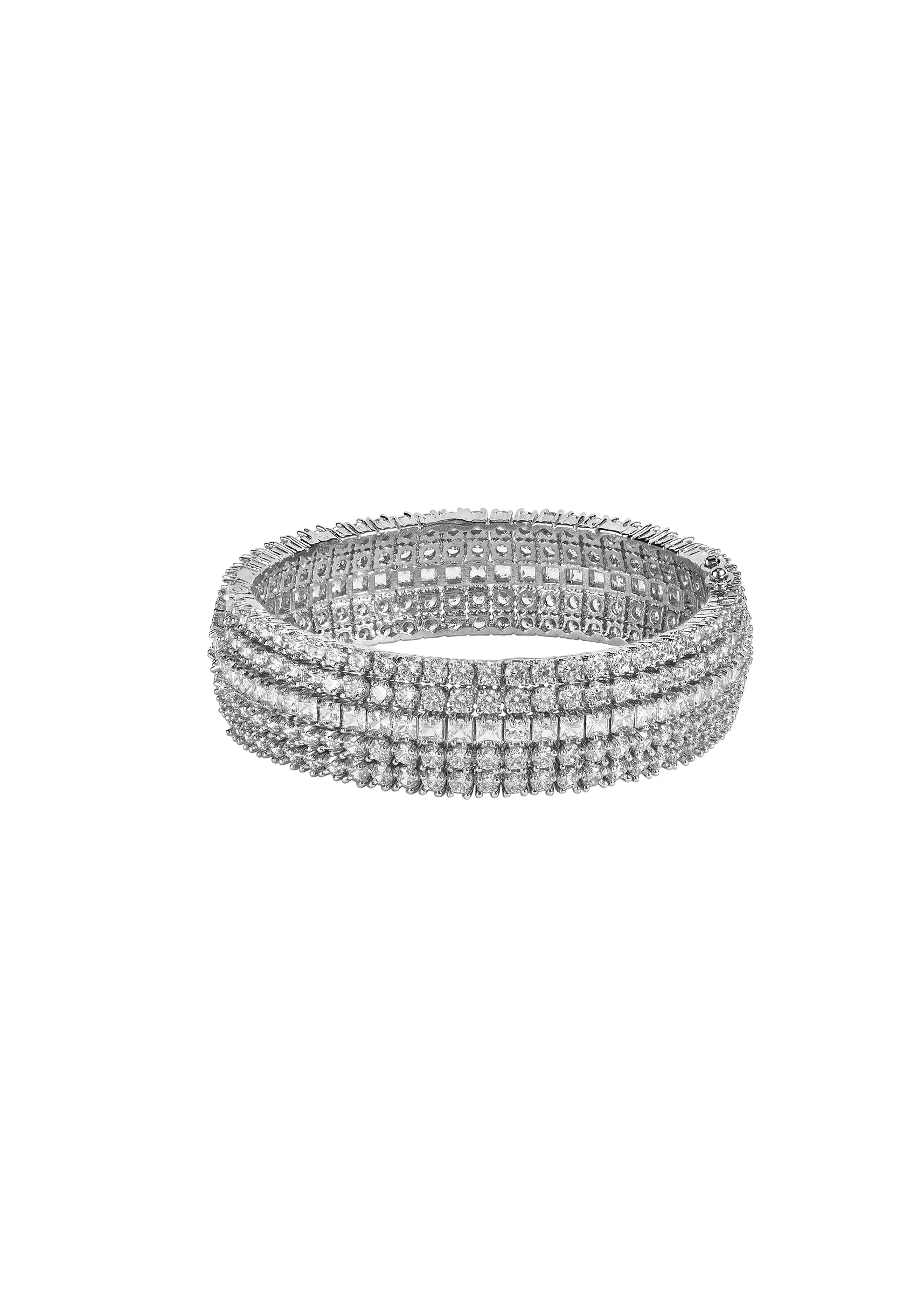 Zircon Silver Plated Bangles - Image 2