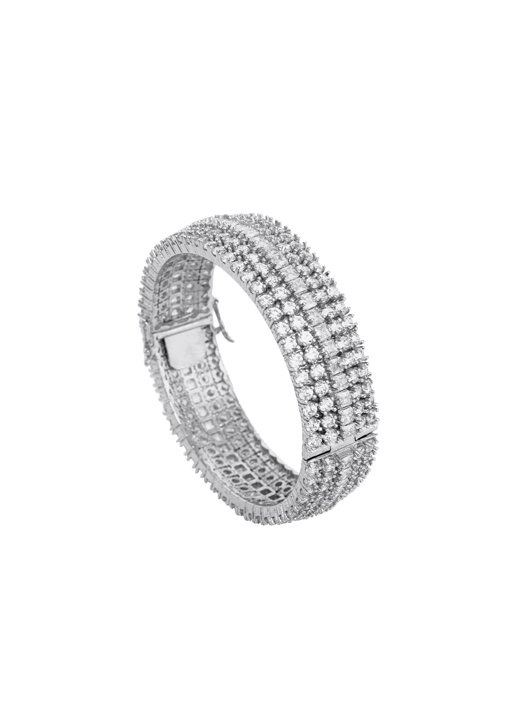 Zircon Silver Plated Bangles - Image 3