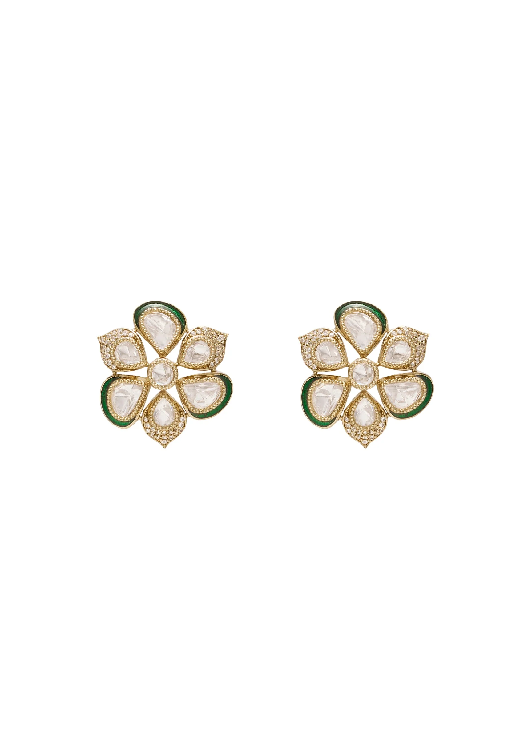 Zirconia Studded Earrings - Image 2